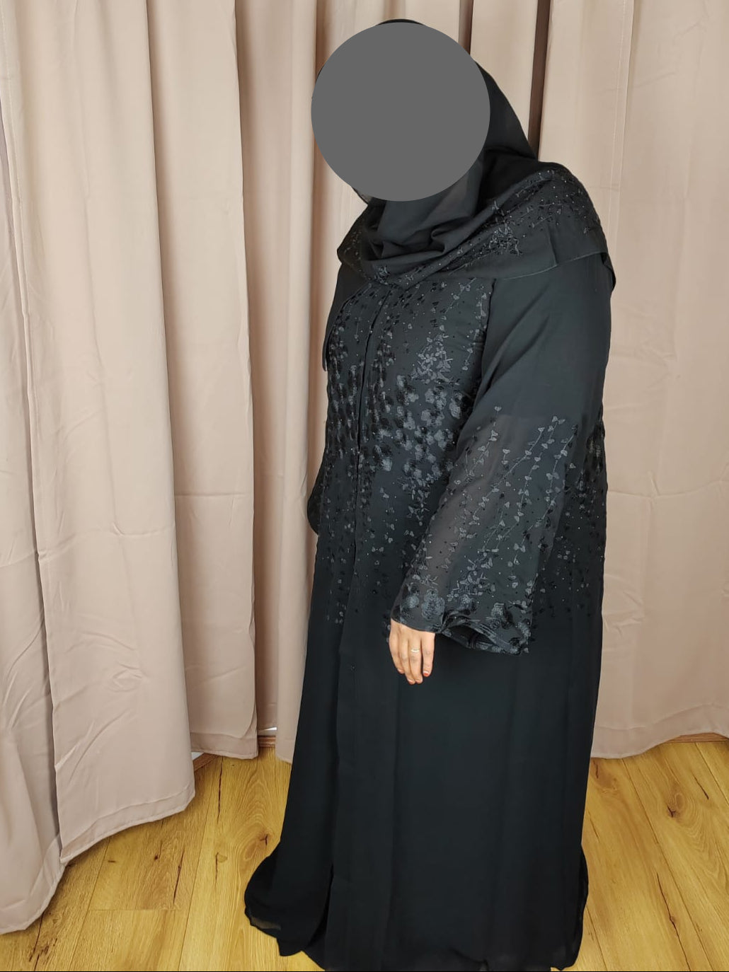 Uzma open abaya