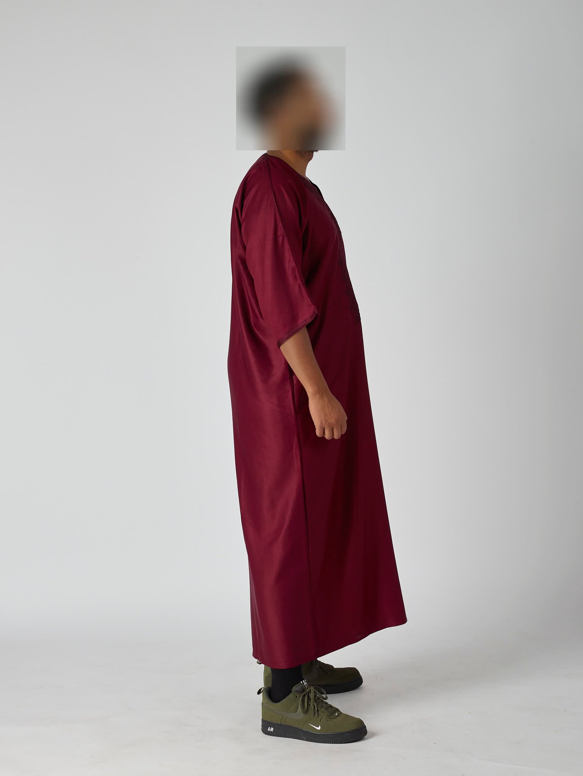 Morrocan gundoura - Burgundy/ maroon