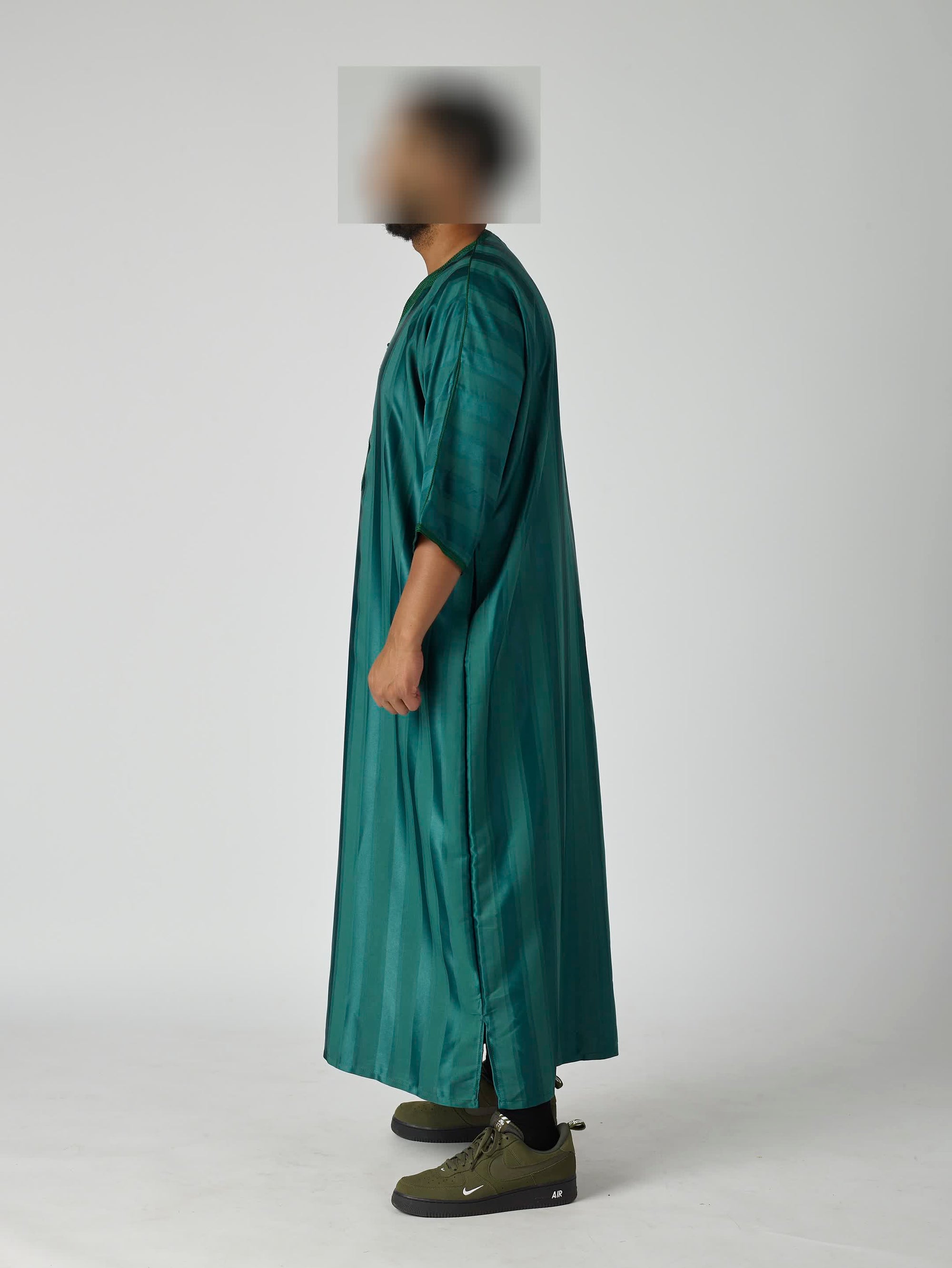 Jawhara Moroccan Gandoura - Royal Green