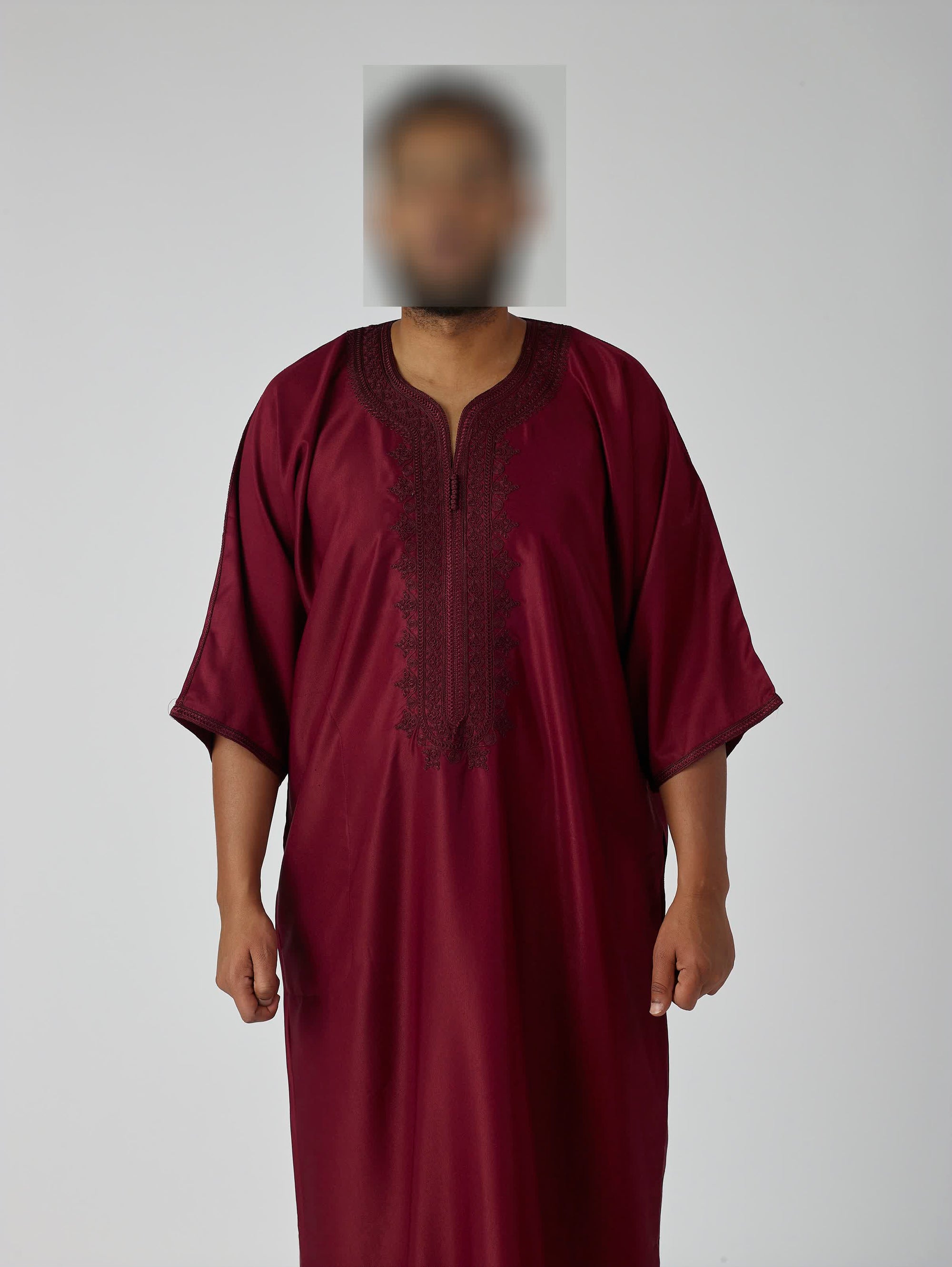 Morrocan gundoura - Burgundy/ maroon