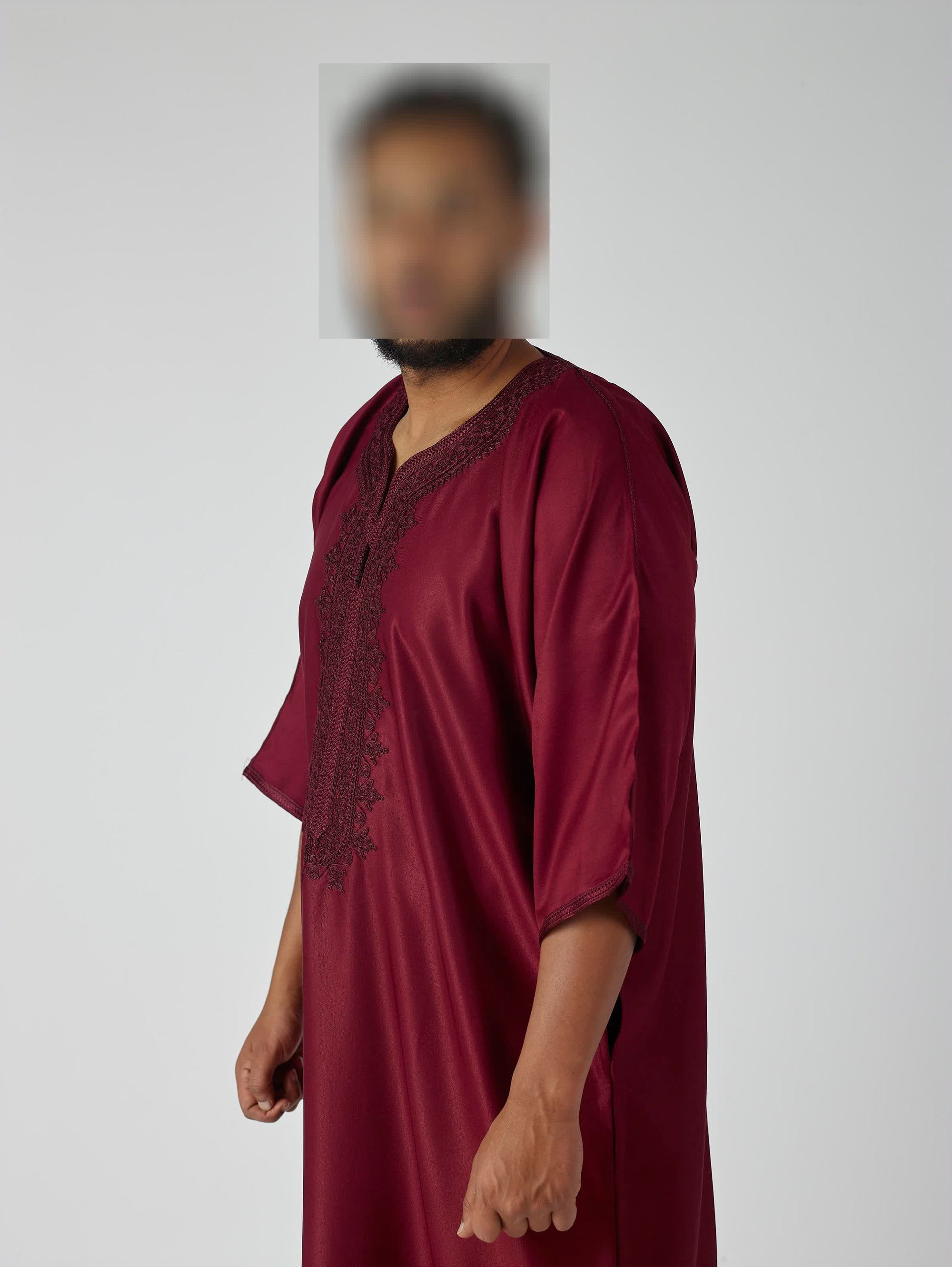 Morrocan gundoura - Burgundy/ maroon