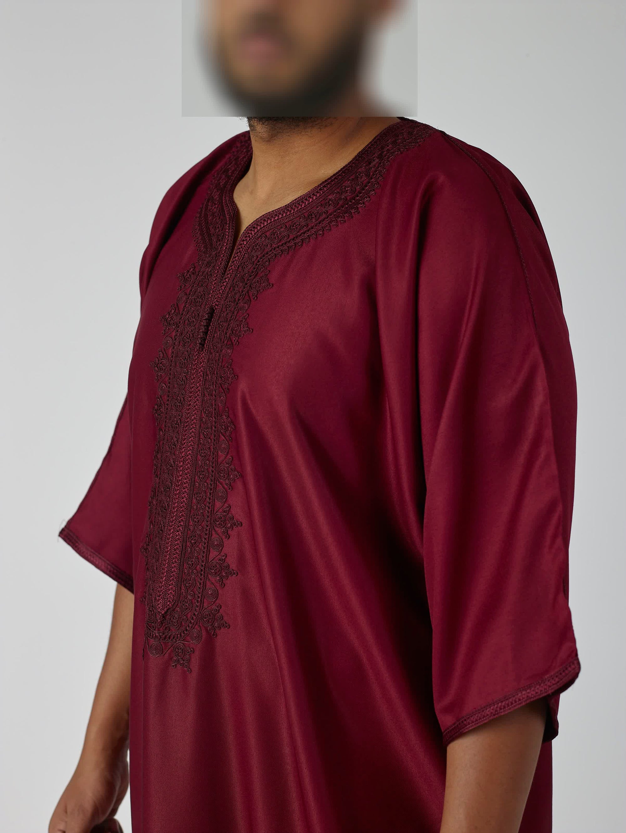 Morrocan gundoura - Burgundy/ maroon