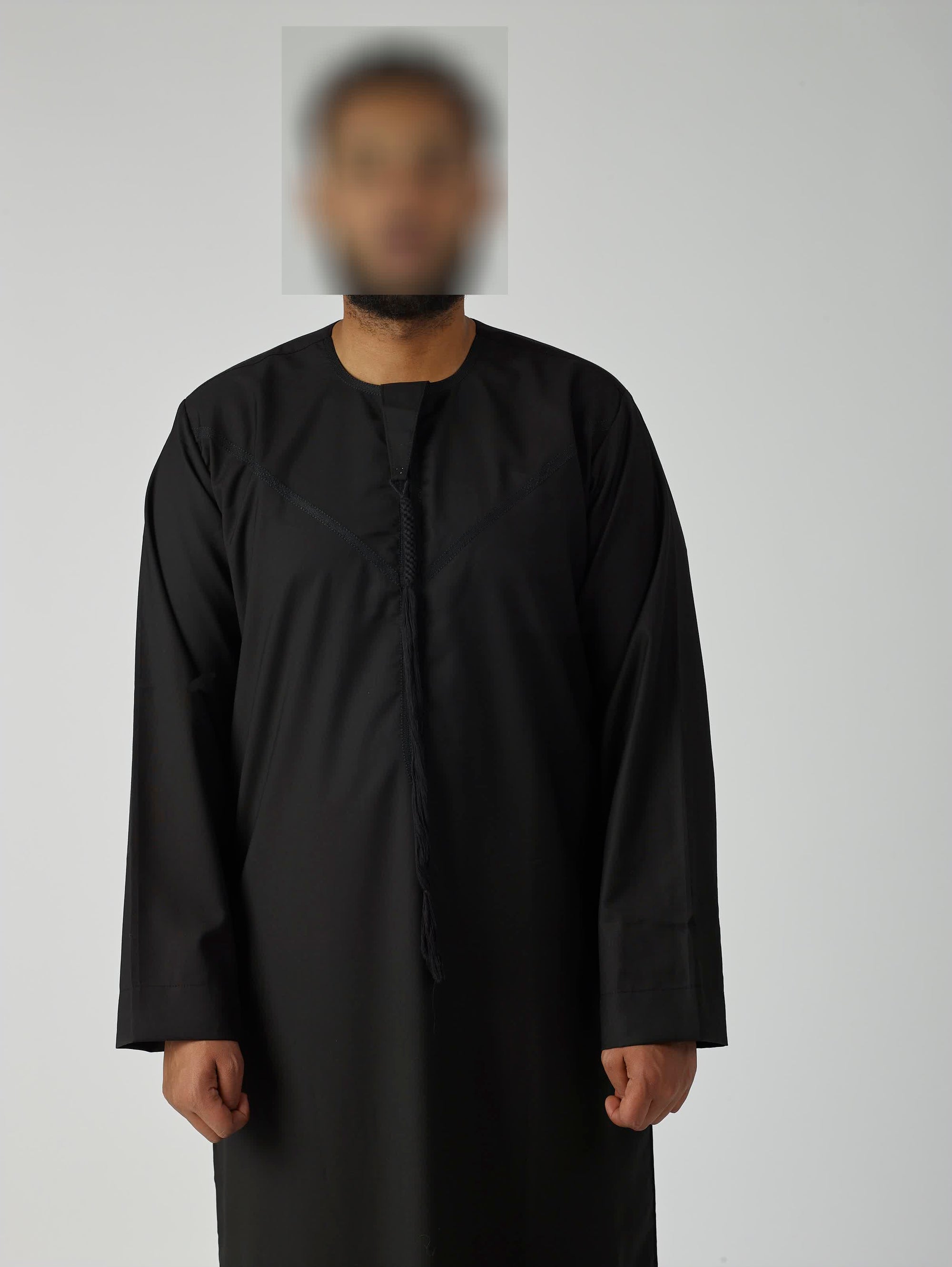 Traditional Emirati Thobe - Black