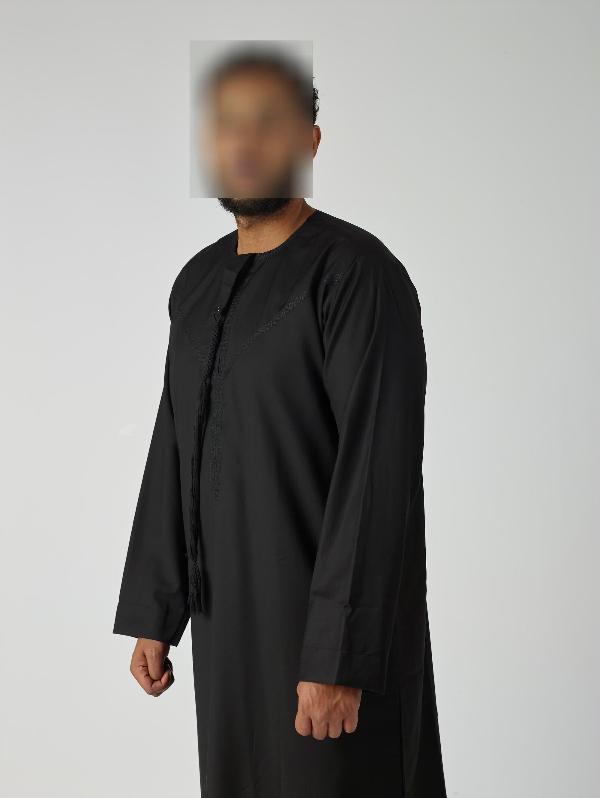 Traditional Emirati Thobe - Black