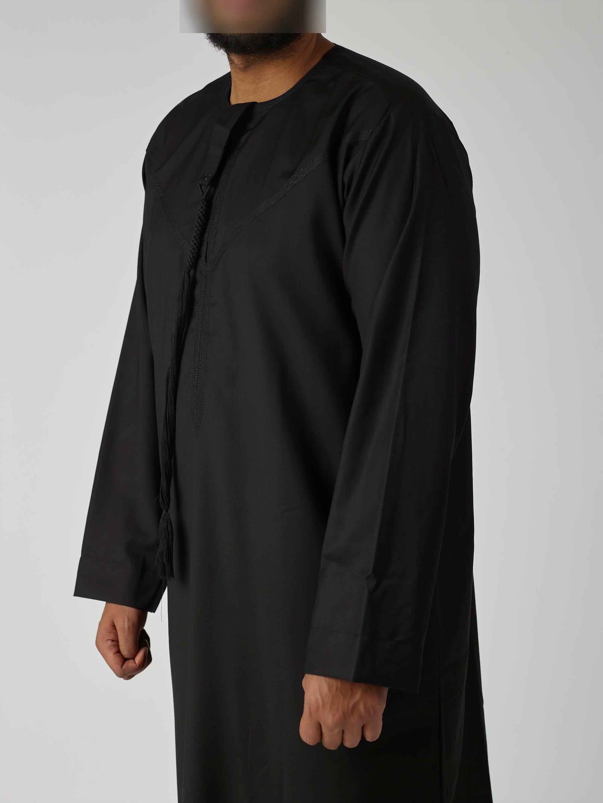 Traditional Emirati Thobe - Black