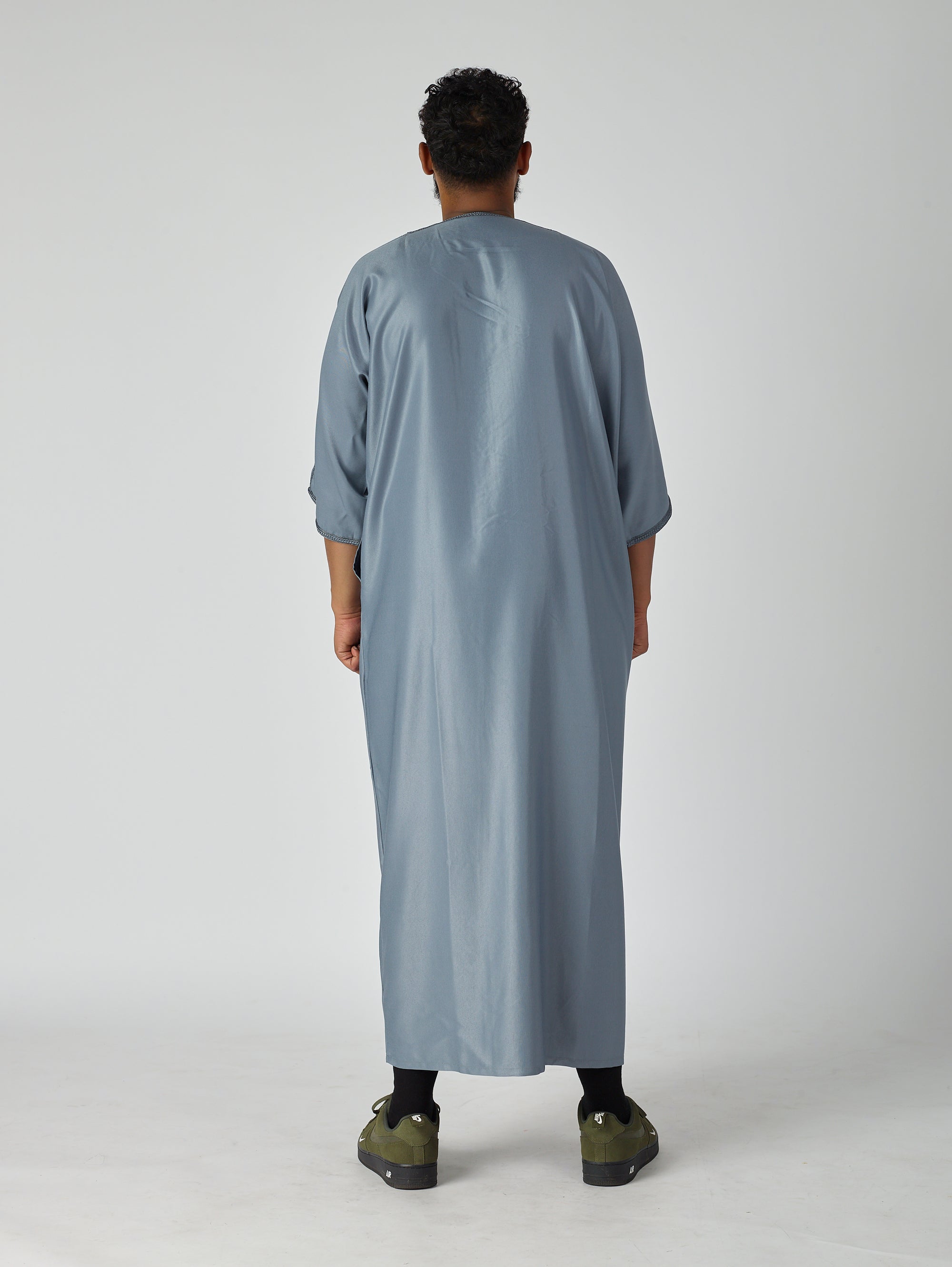 Arctic Grey Moroccan Gandoura