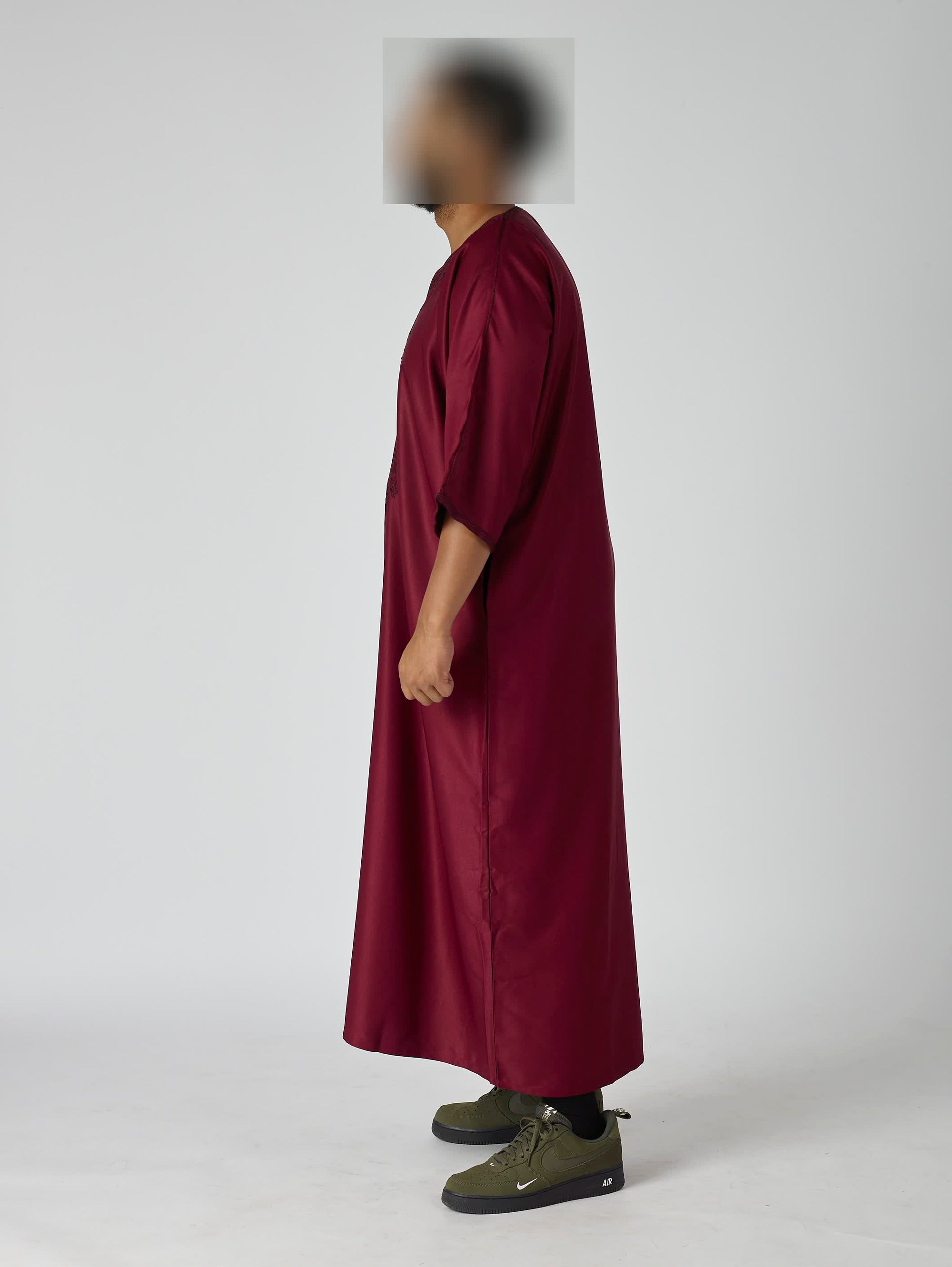 Morrocan gundoura - Burgundy/ maroon