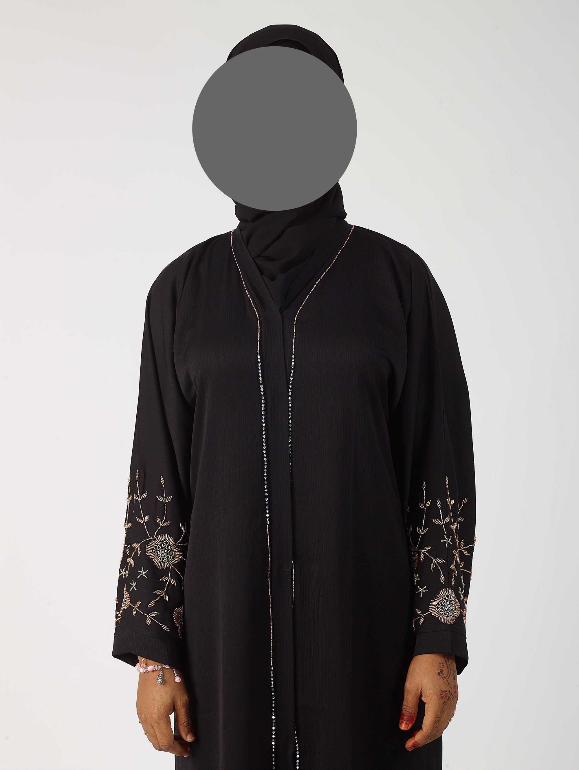 Fatima open abaya