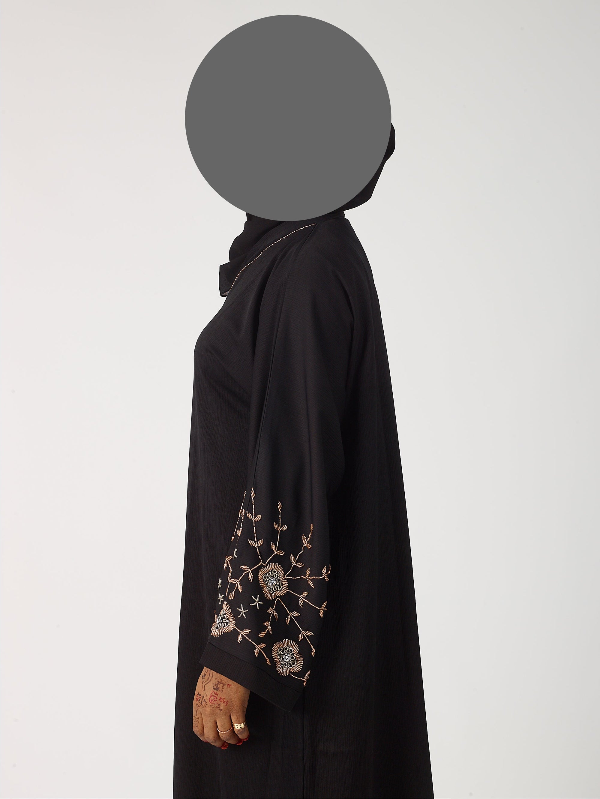 Fatima open abaya