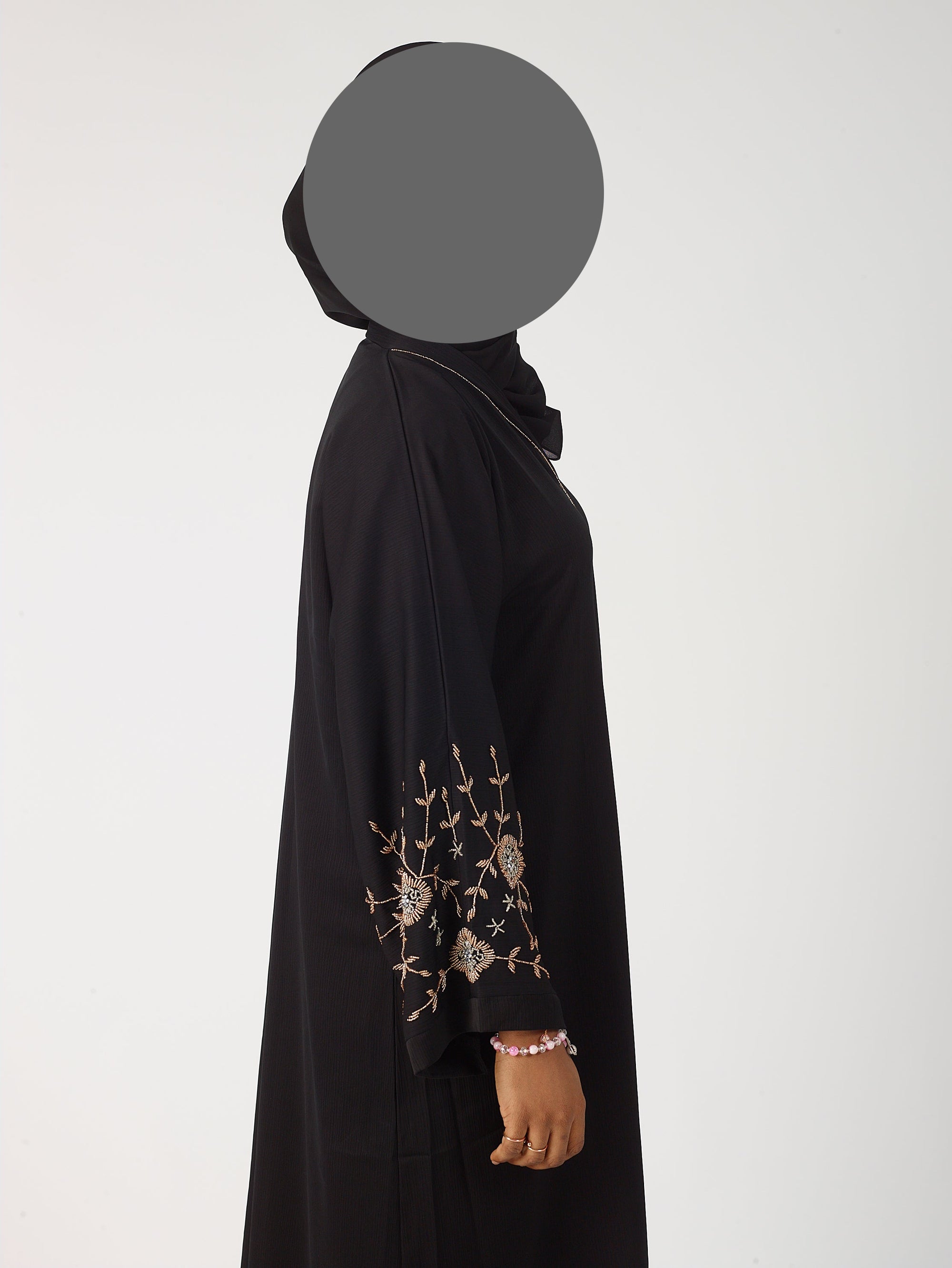Fatima open abaya