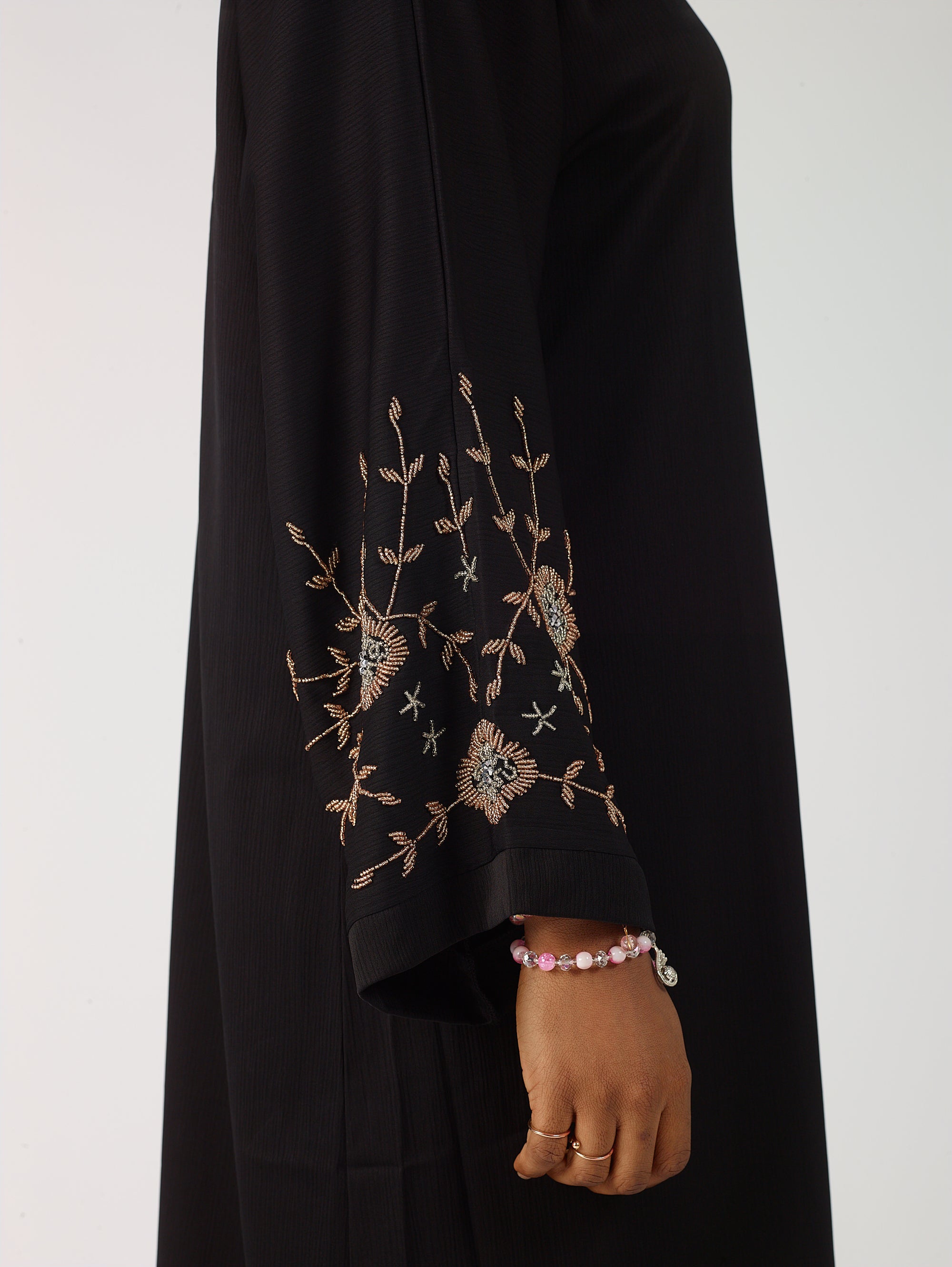 Fatima open abaya