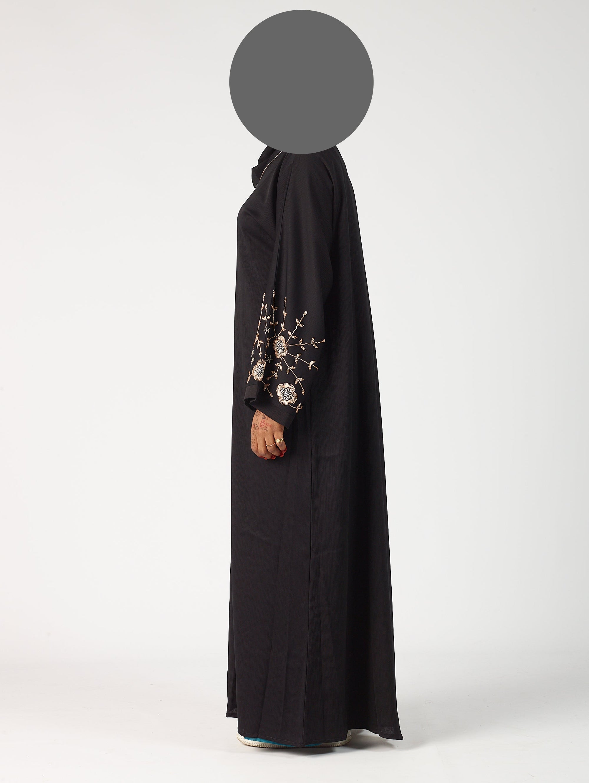 Fatima open abaya
