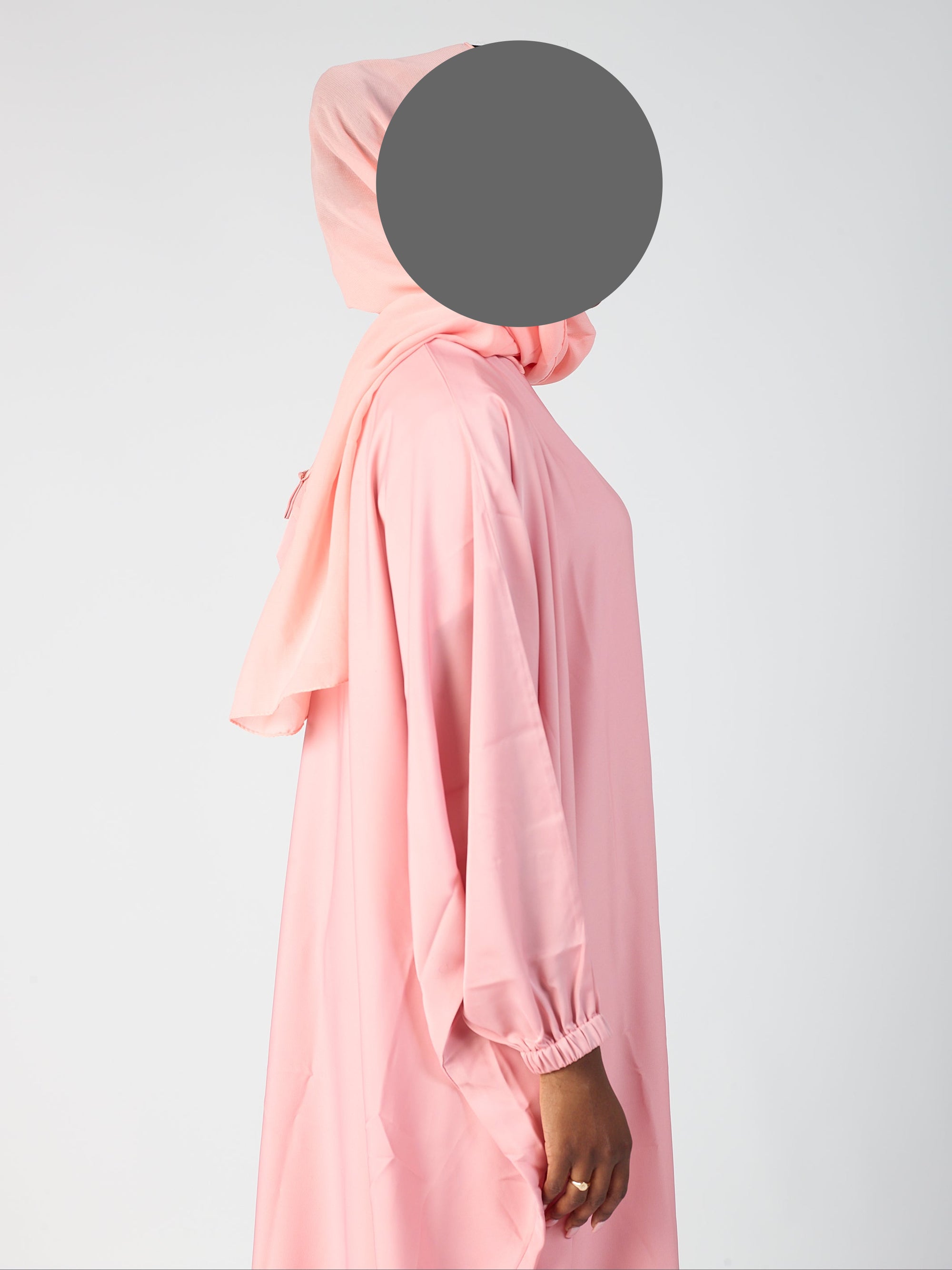 Batwing Open Abaya - Cuff sleeve