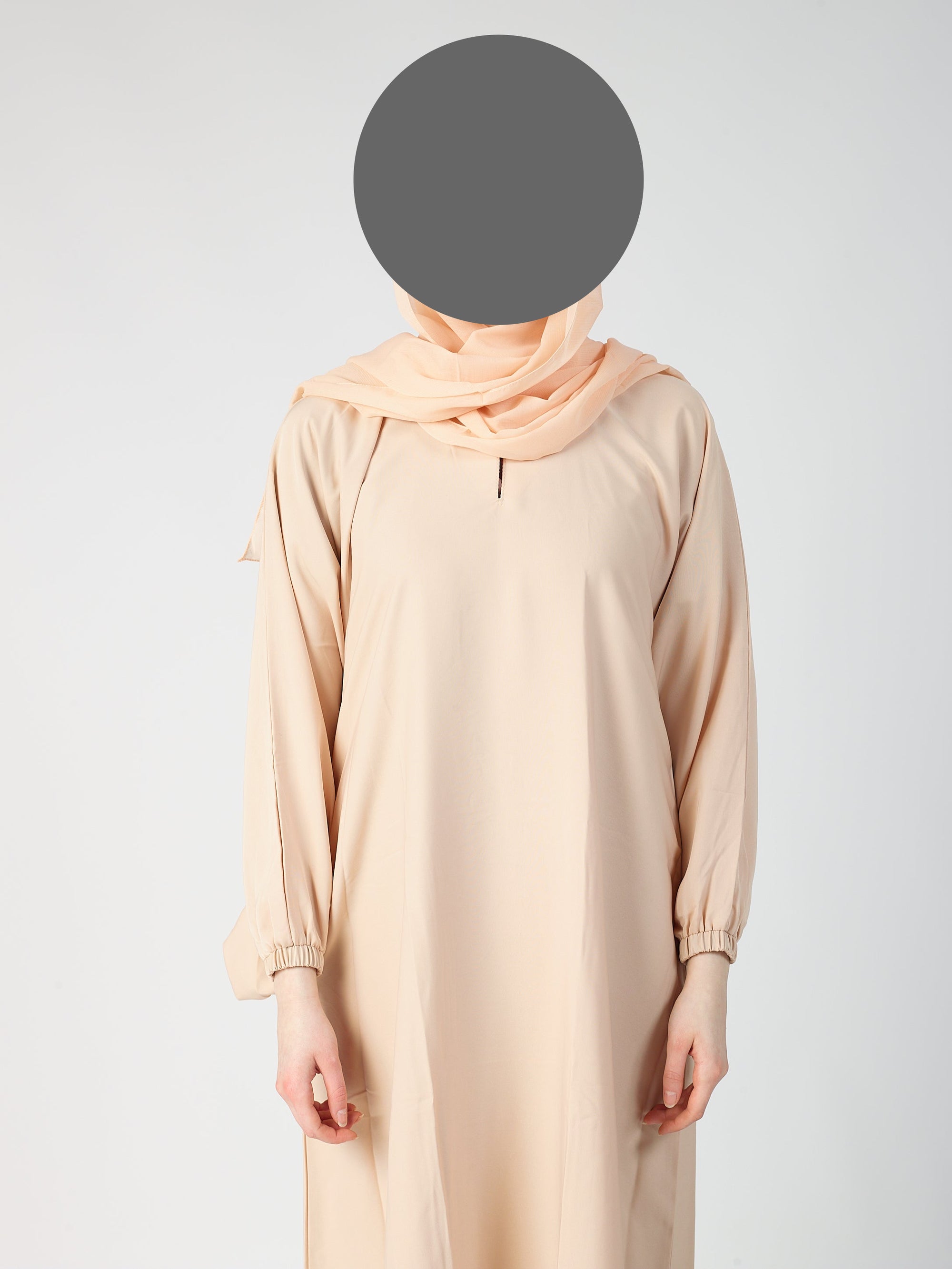 closed abaya  - Cuff sleeve