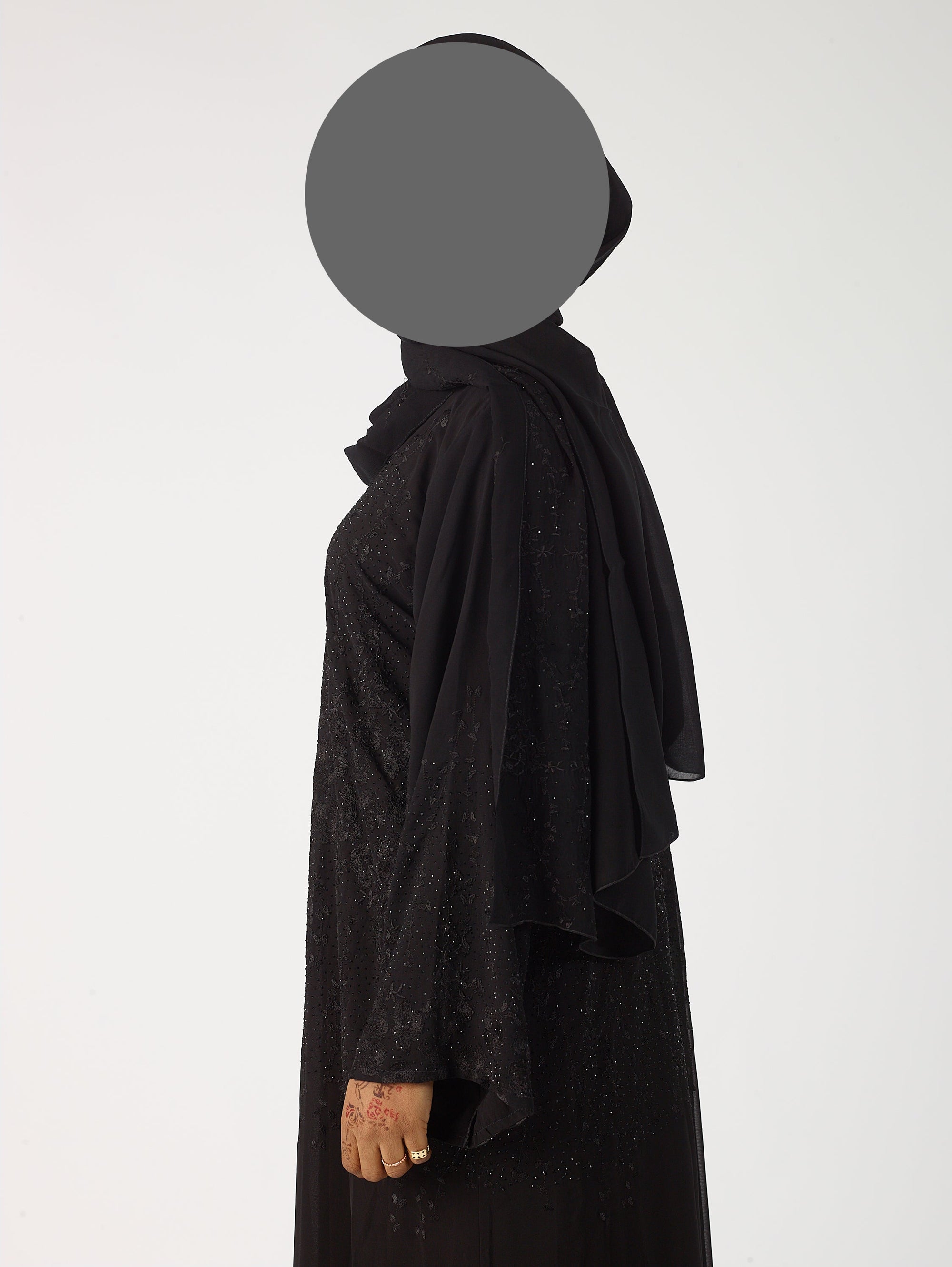 Uzma open abaya