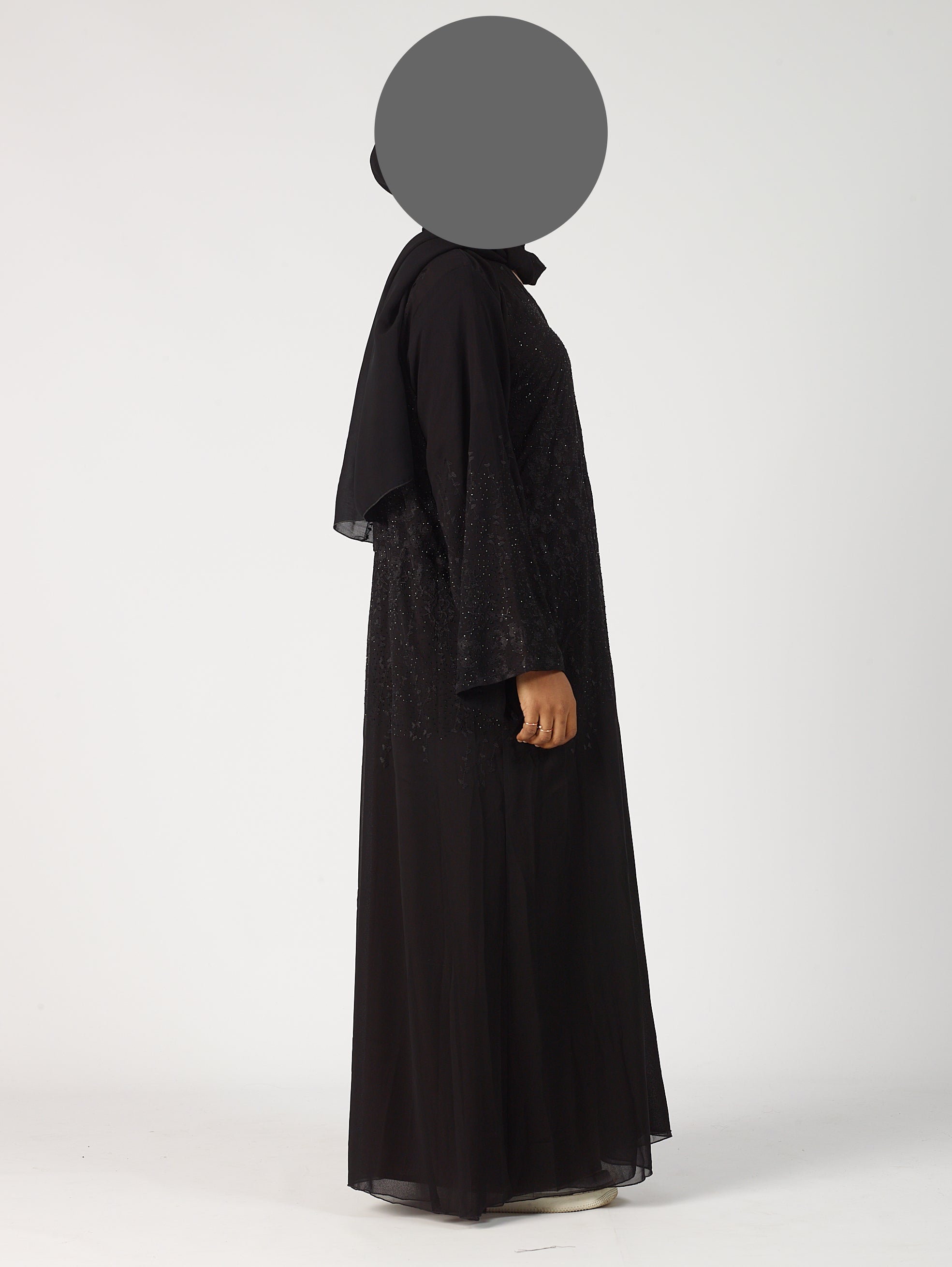 Uzma open abaya