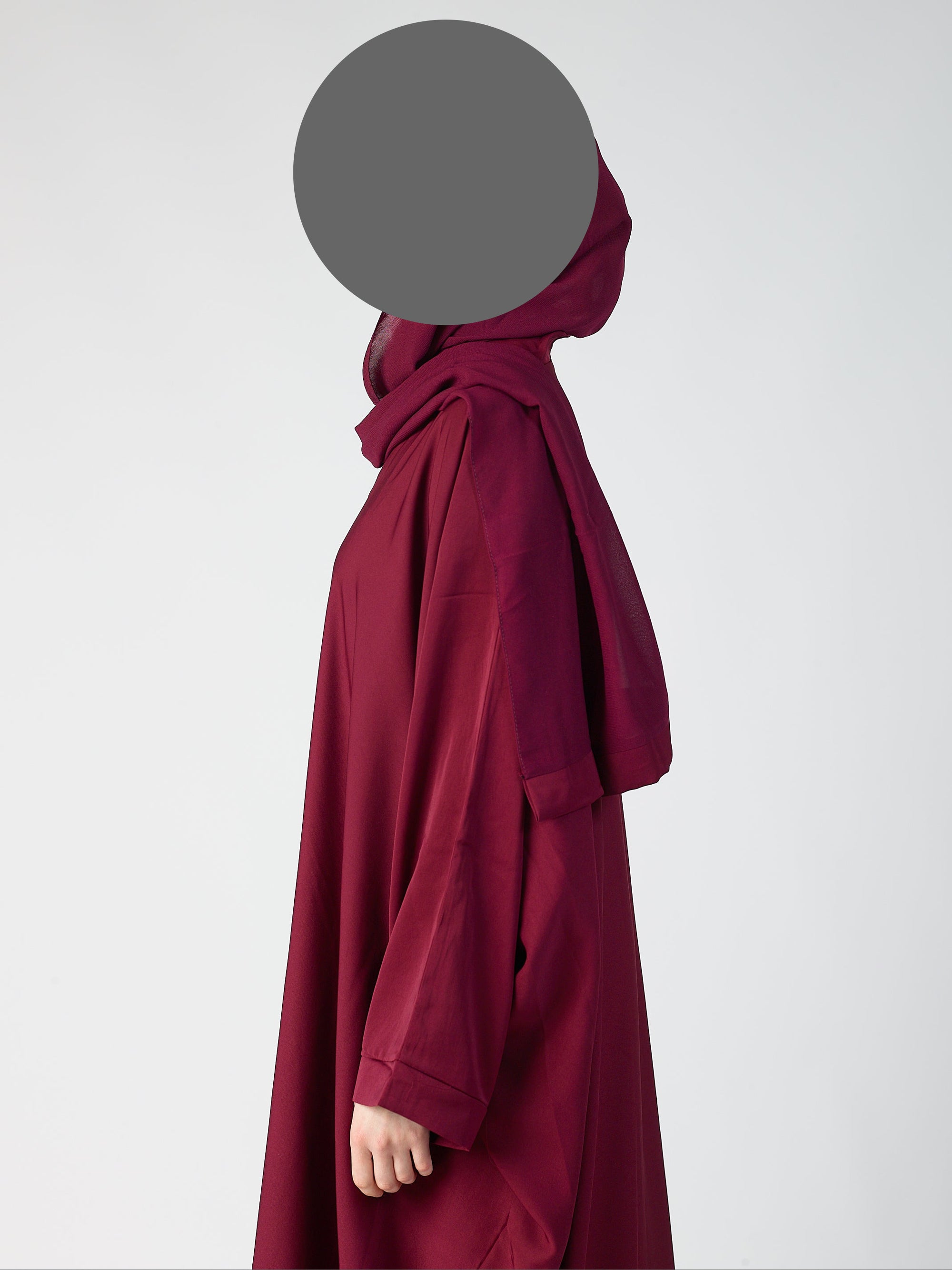 Batwing Open Abaya - wide sleeve -