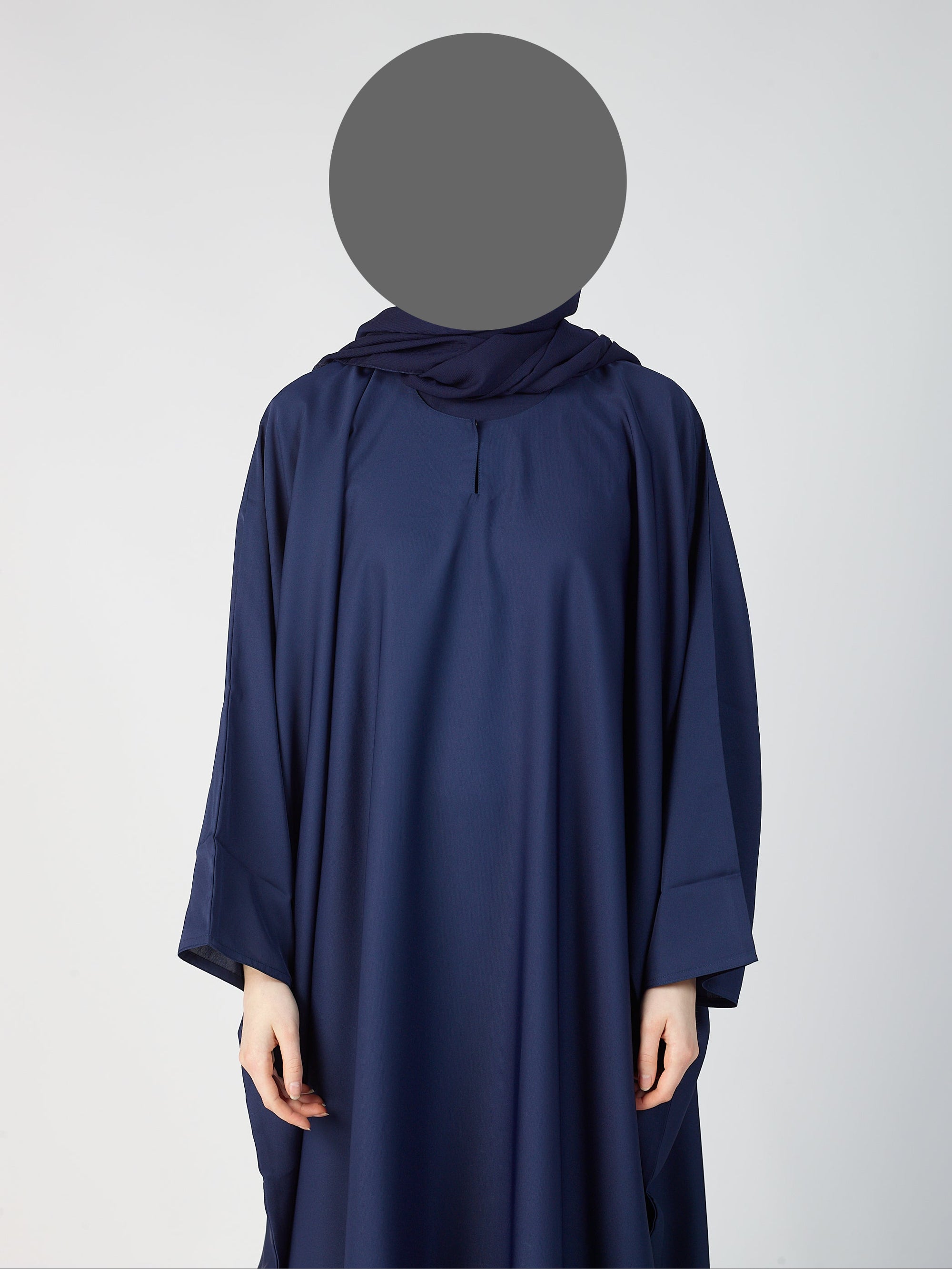 Batwing Closed abaya - Wide sleeve