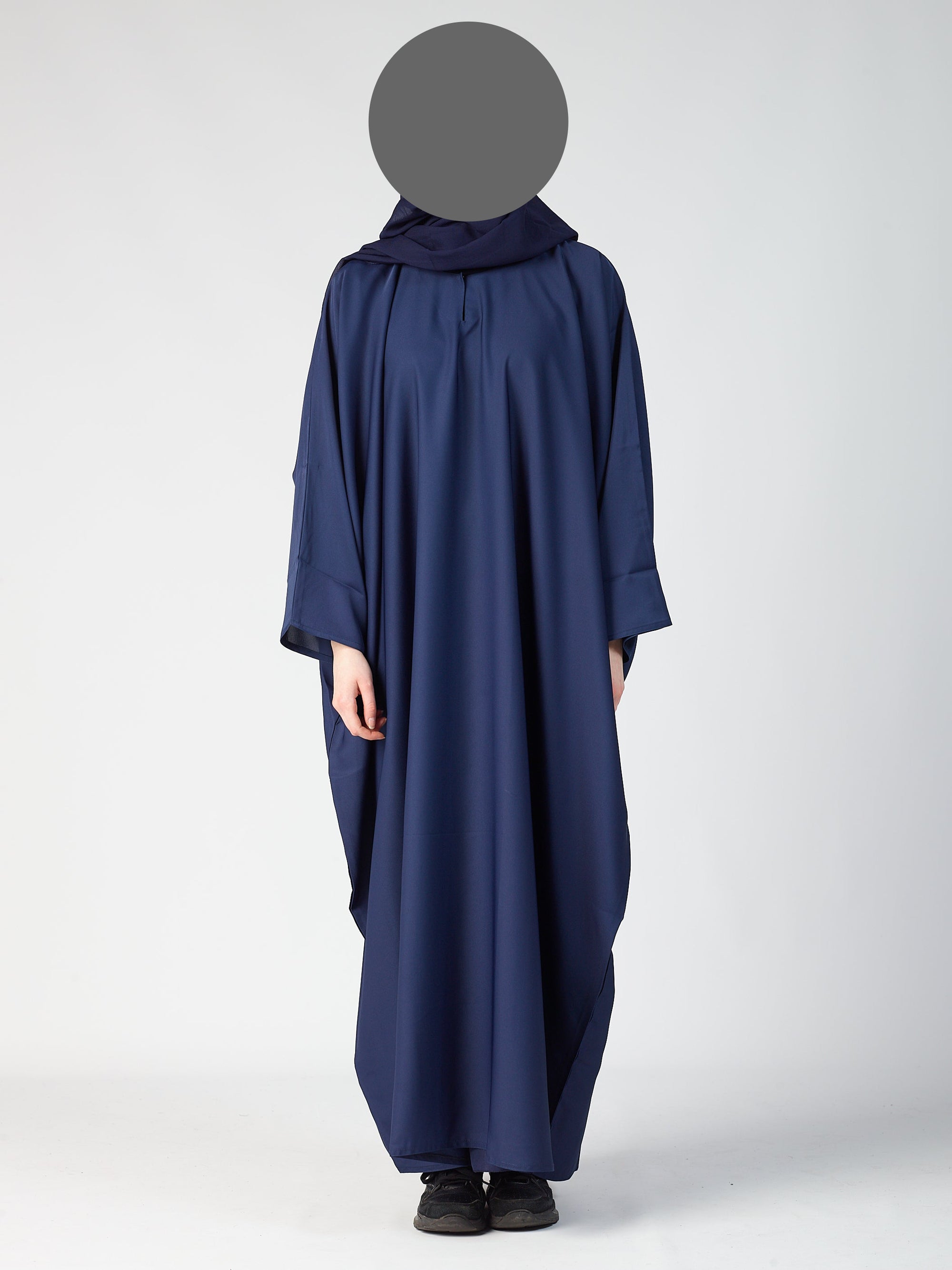 Batwing Closed abaya - Wide sleeve
