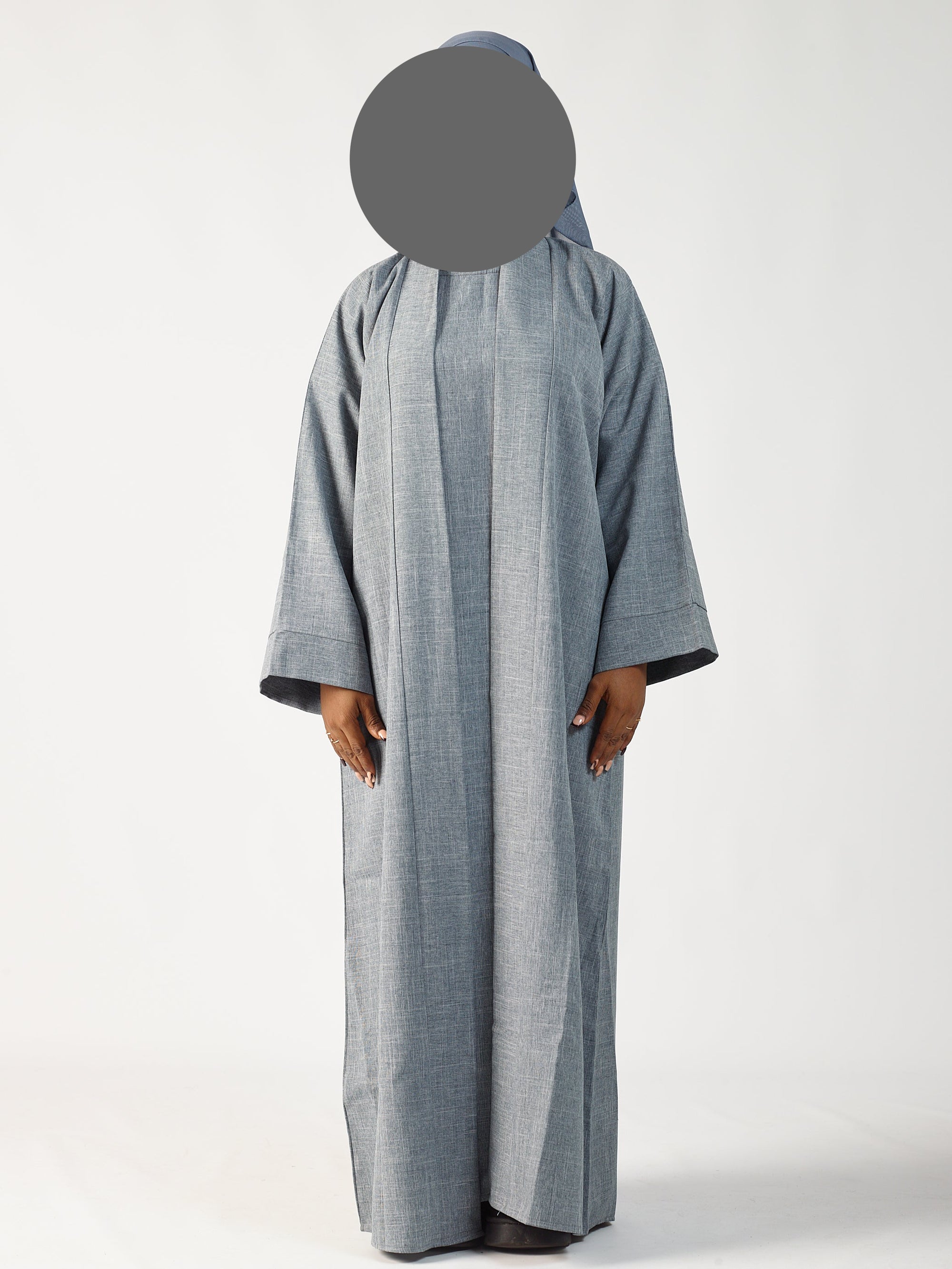 Linen Abaya Open