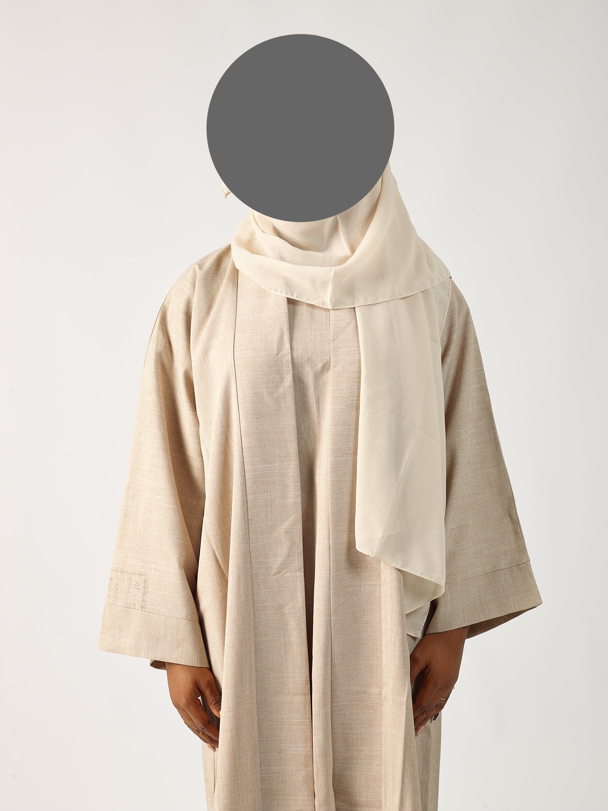 Linen Abaya Open