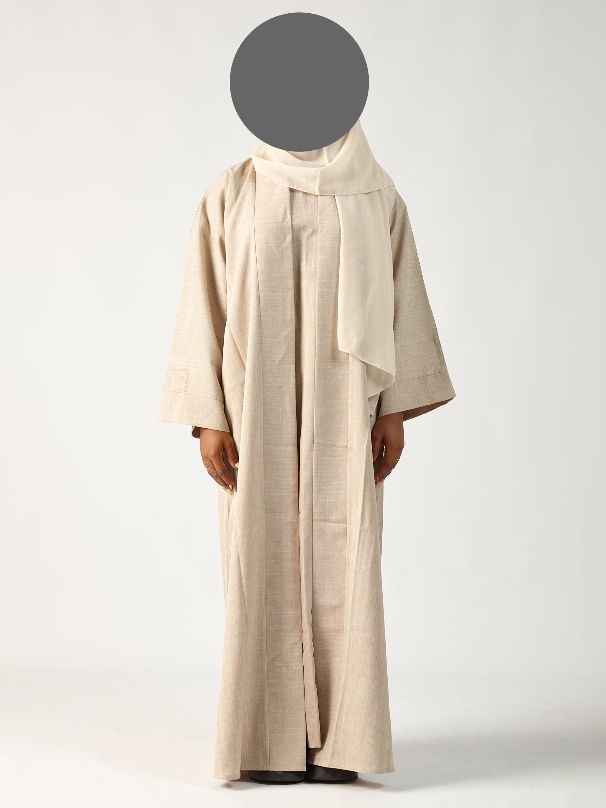 Linen Abaya Open