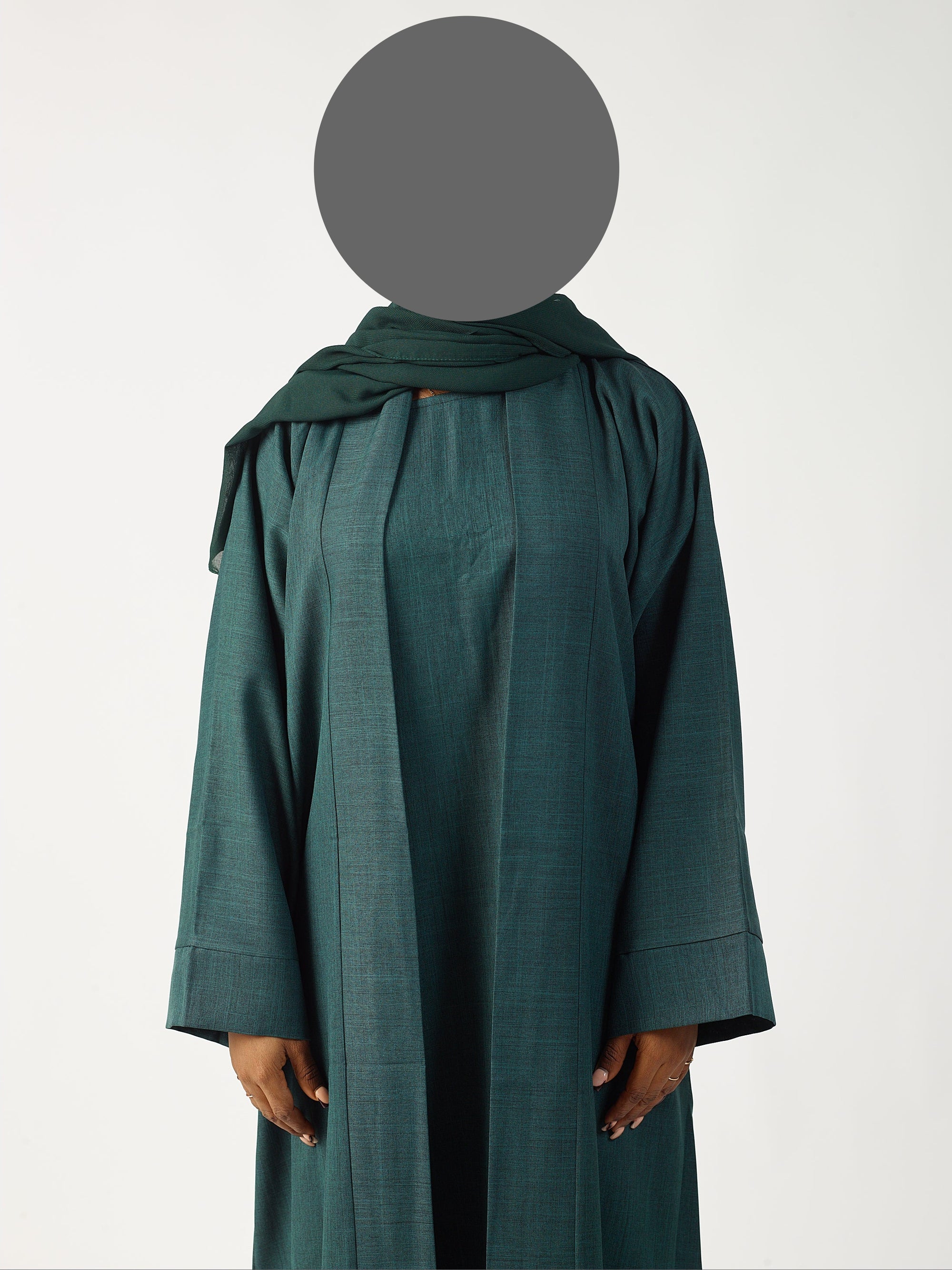 Linen Abaya Open