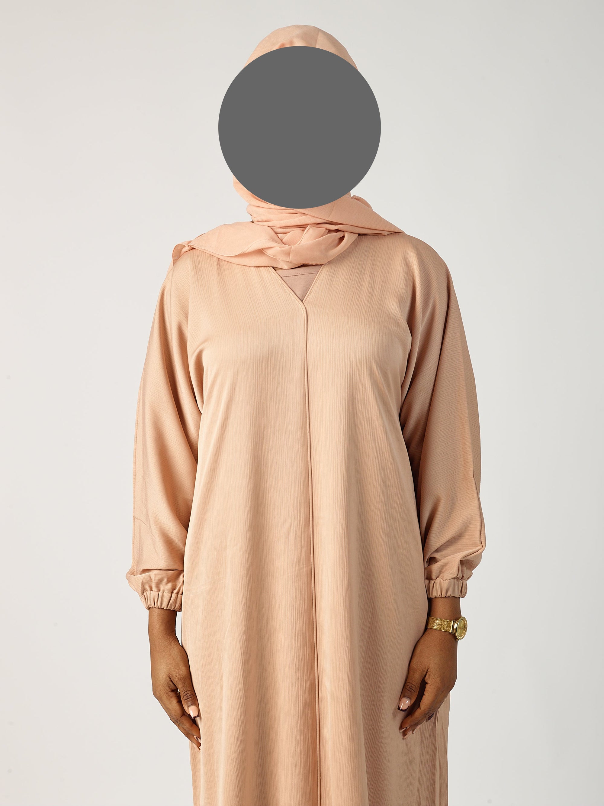 closed Abaya - Cuff sleeve