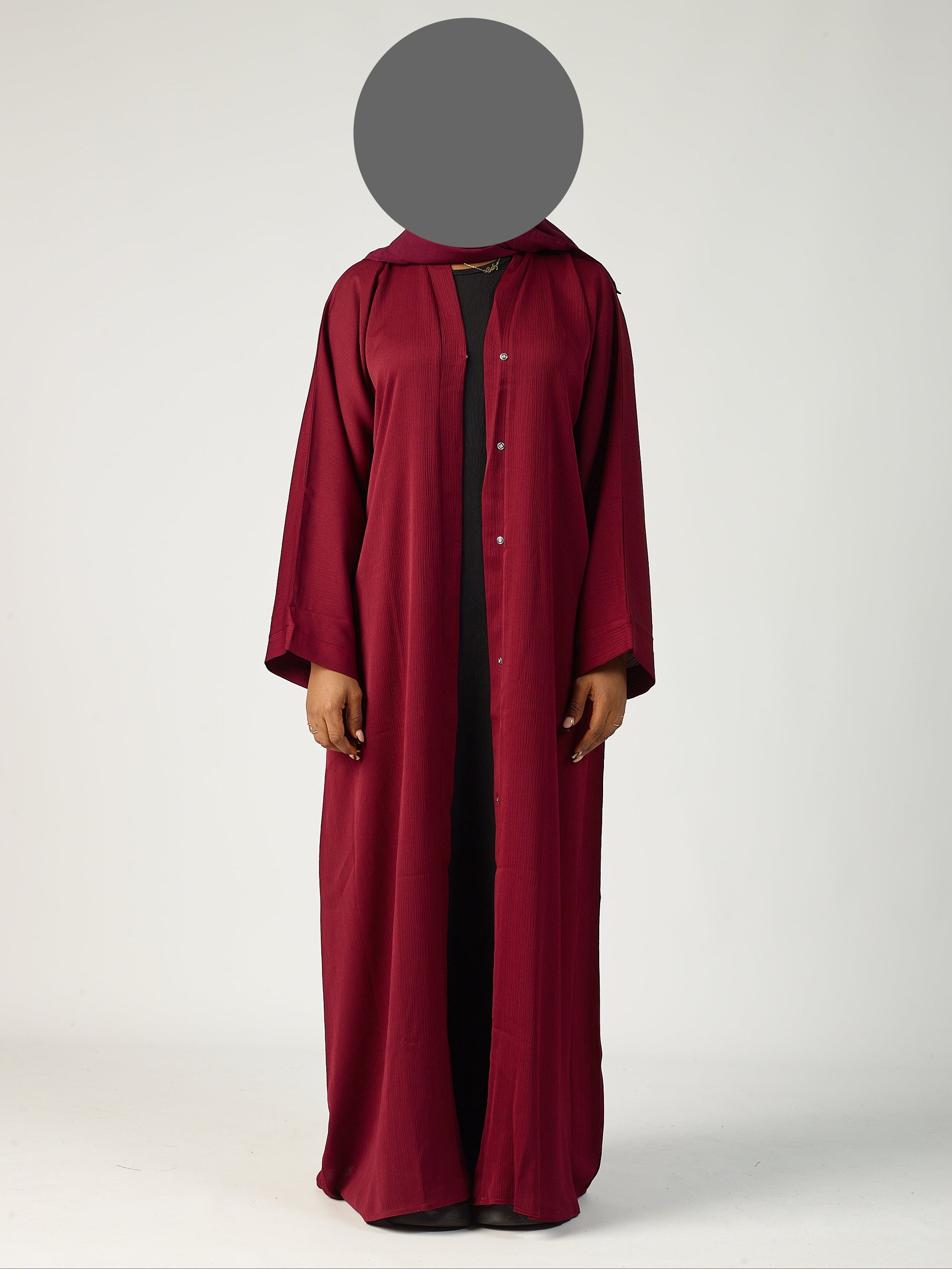 Open Abaya - wide sleeve
