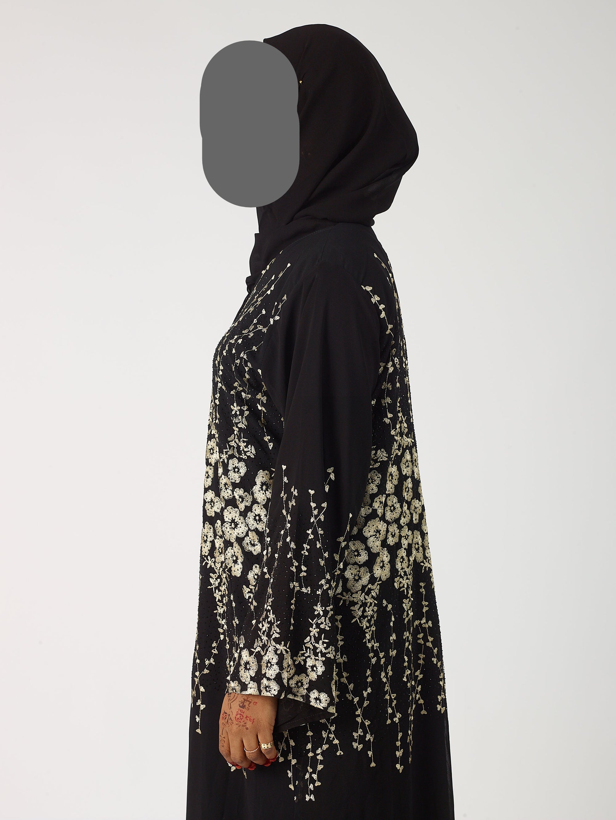 Nadia open abaya