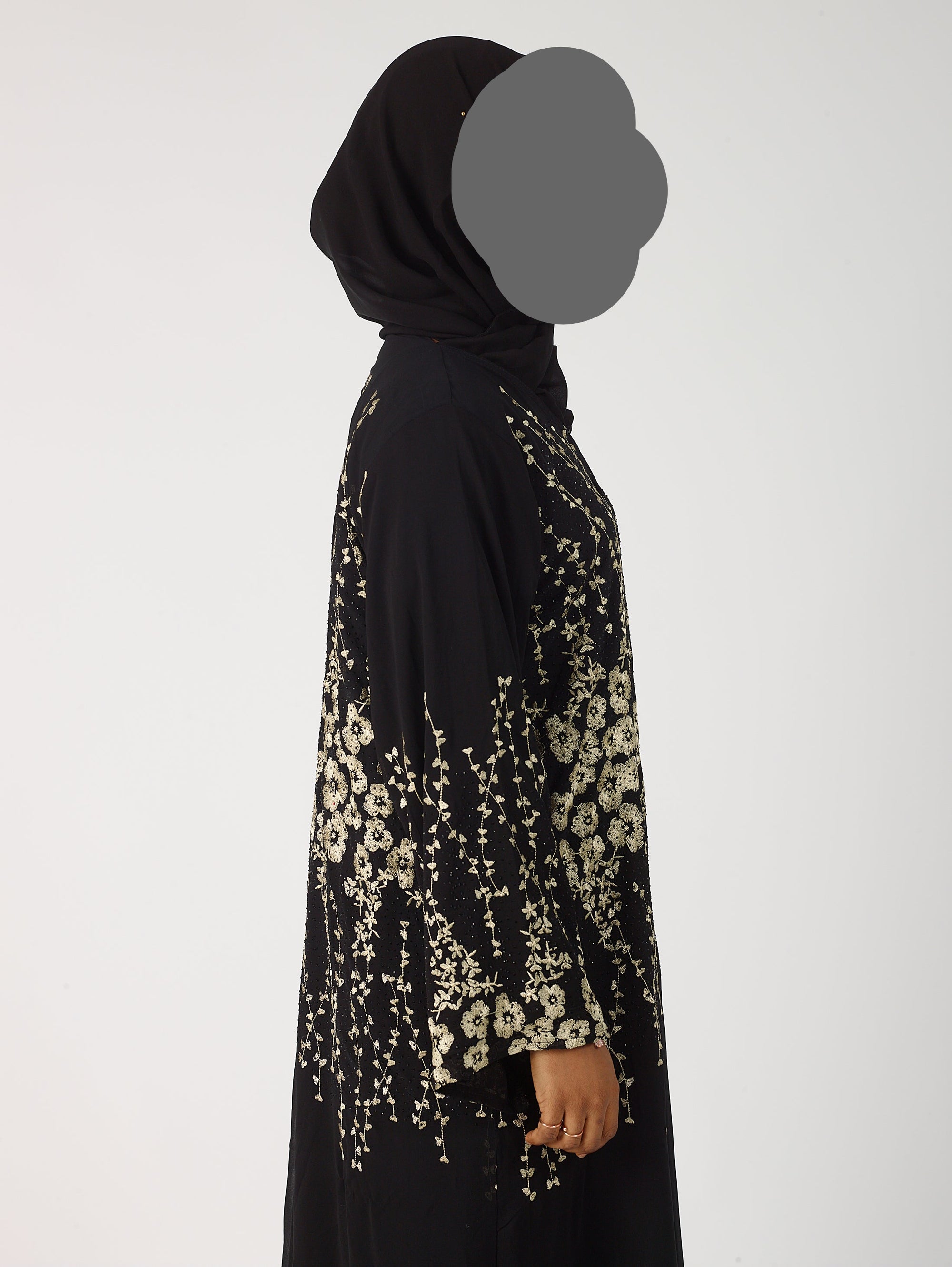 Nadia open abaya