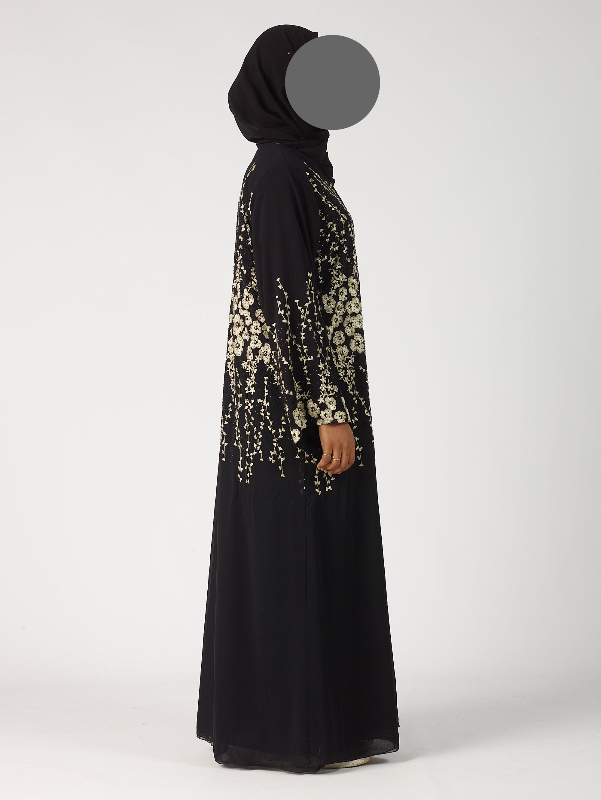 Nadia open abaya
