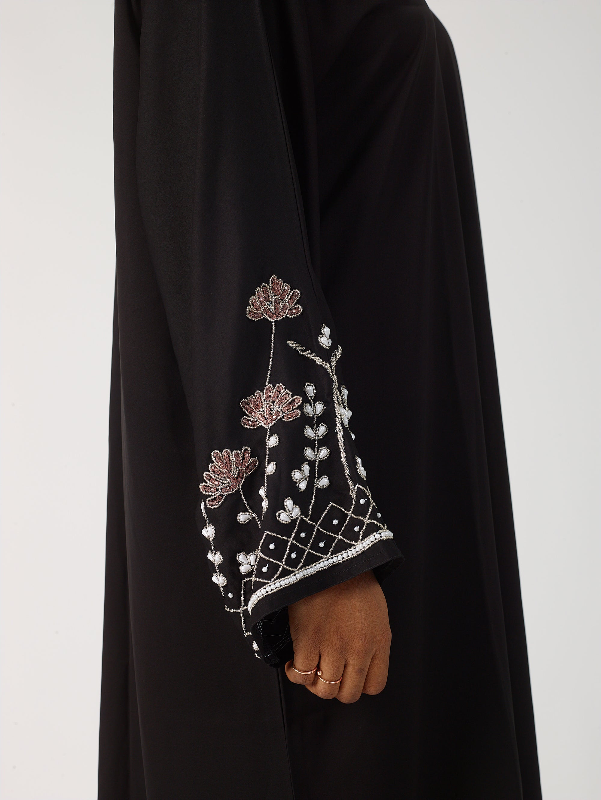 khadija open abaya
