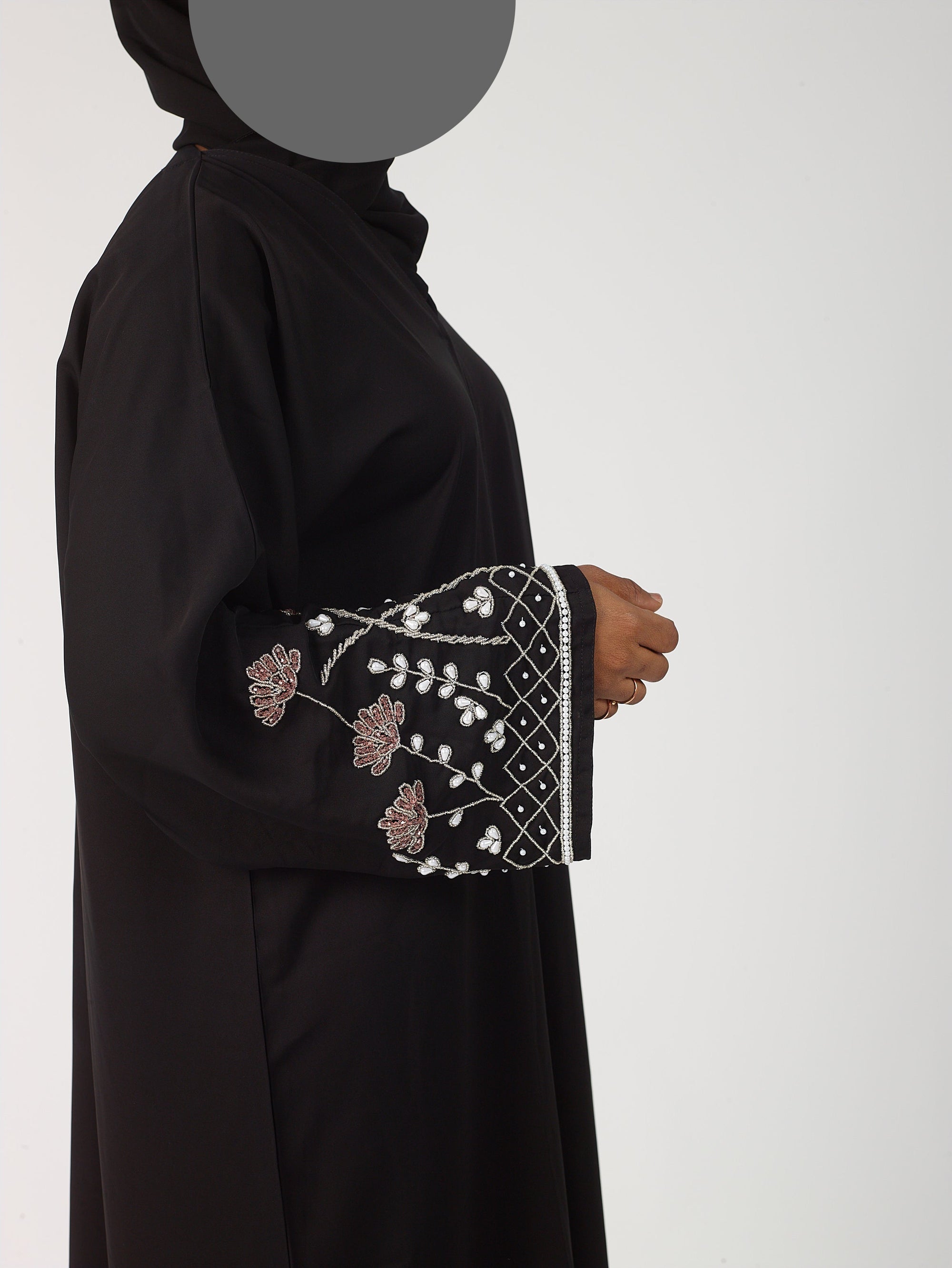 khadija open abaya