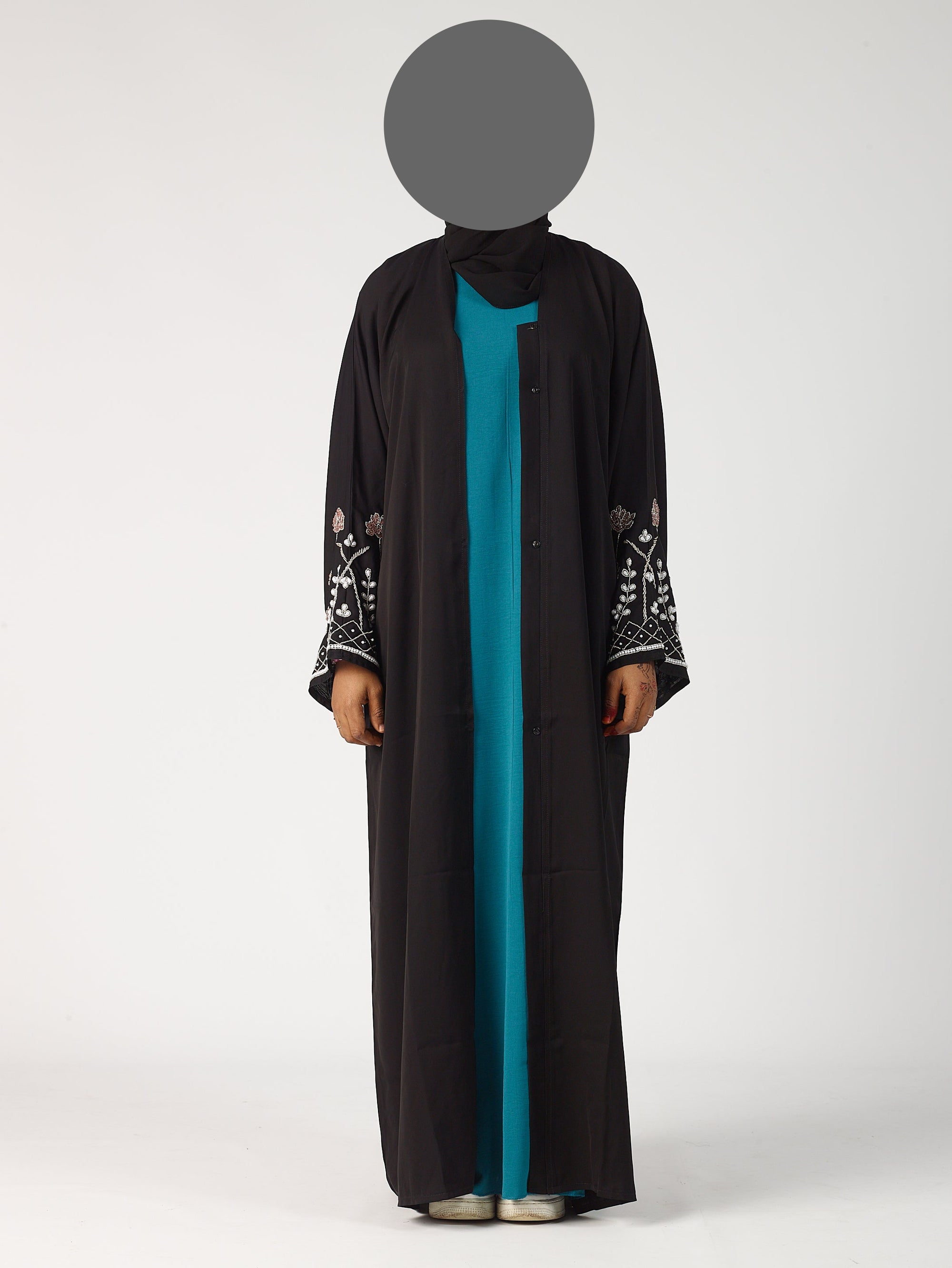 khadija open abaya