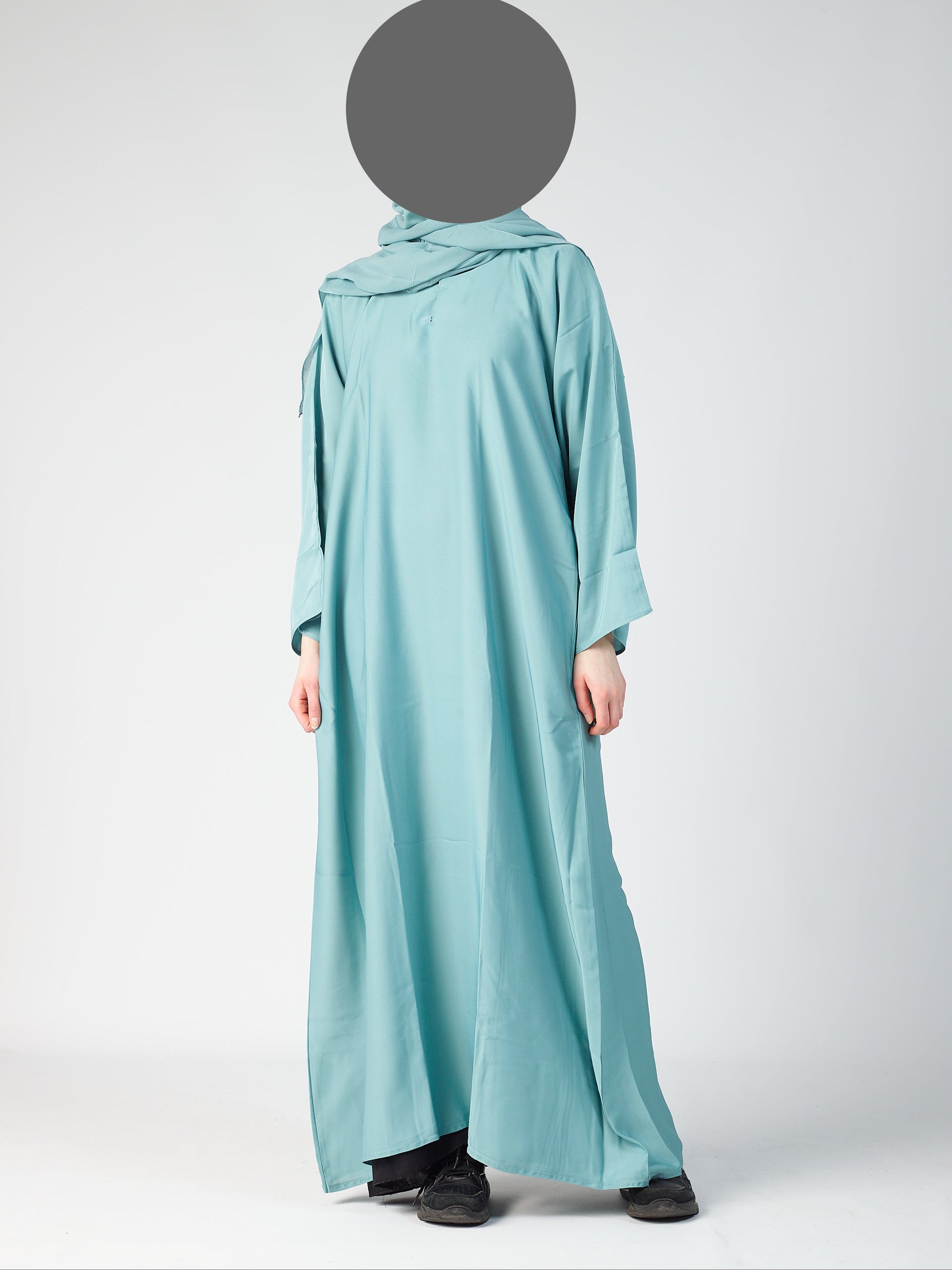 closed abaya  - Wide sleeve