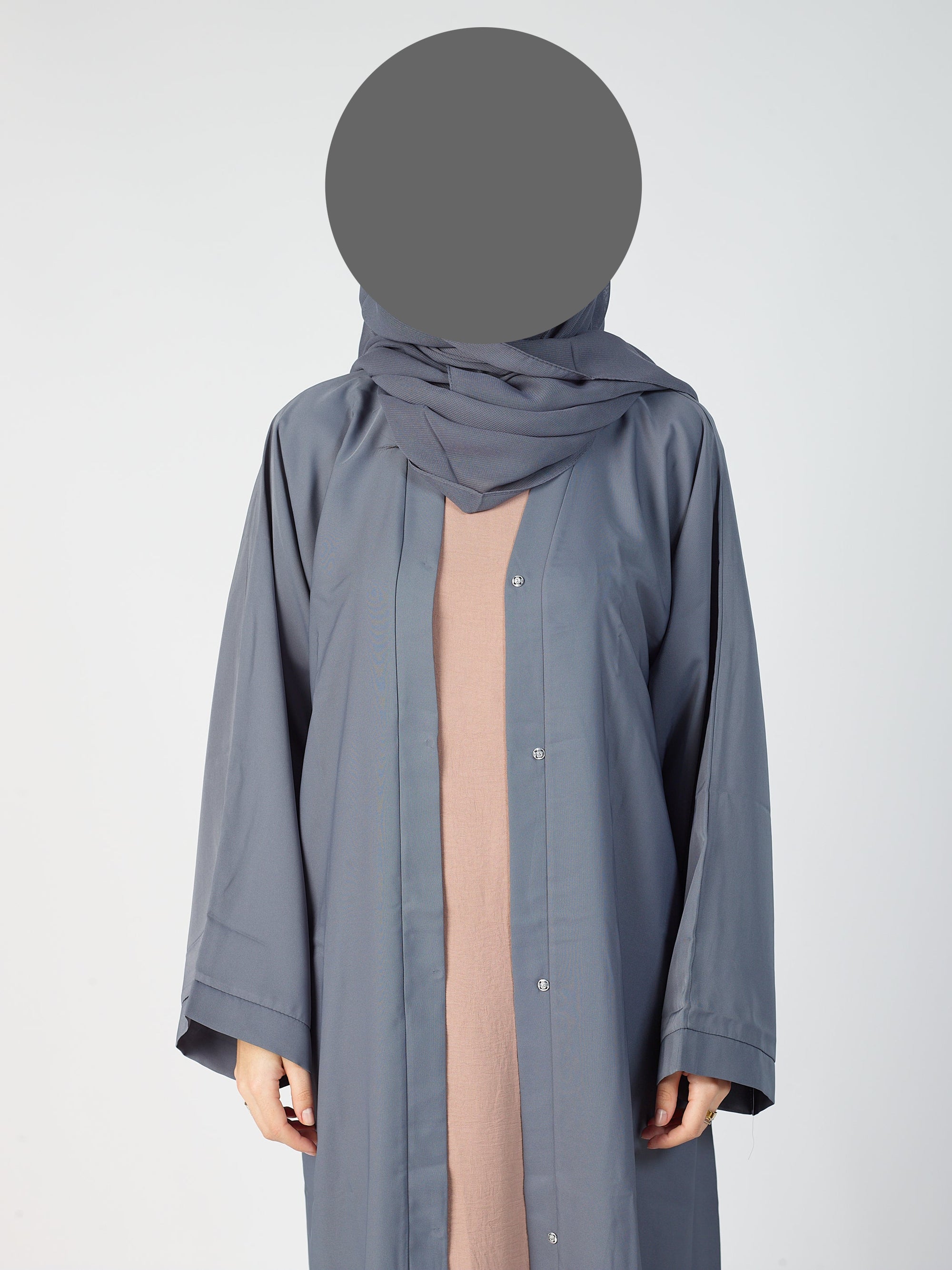 Open abaya - wide sleeve