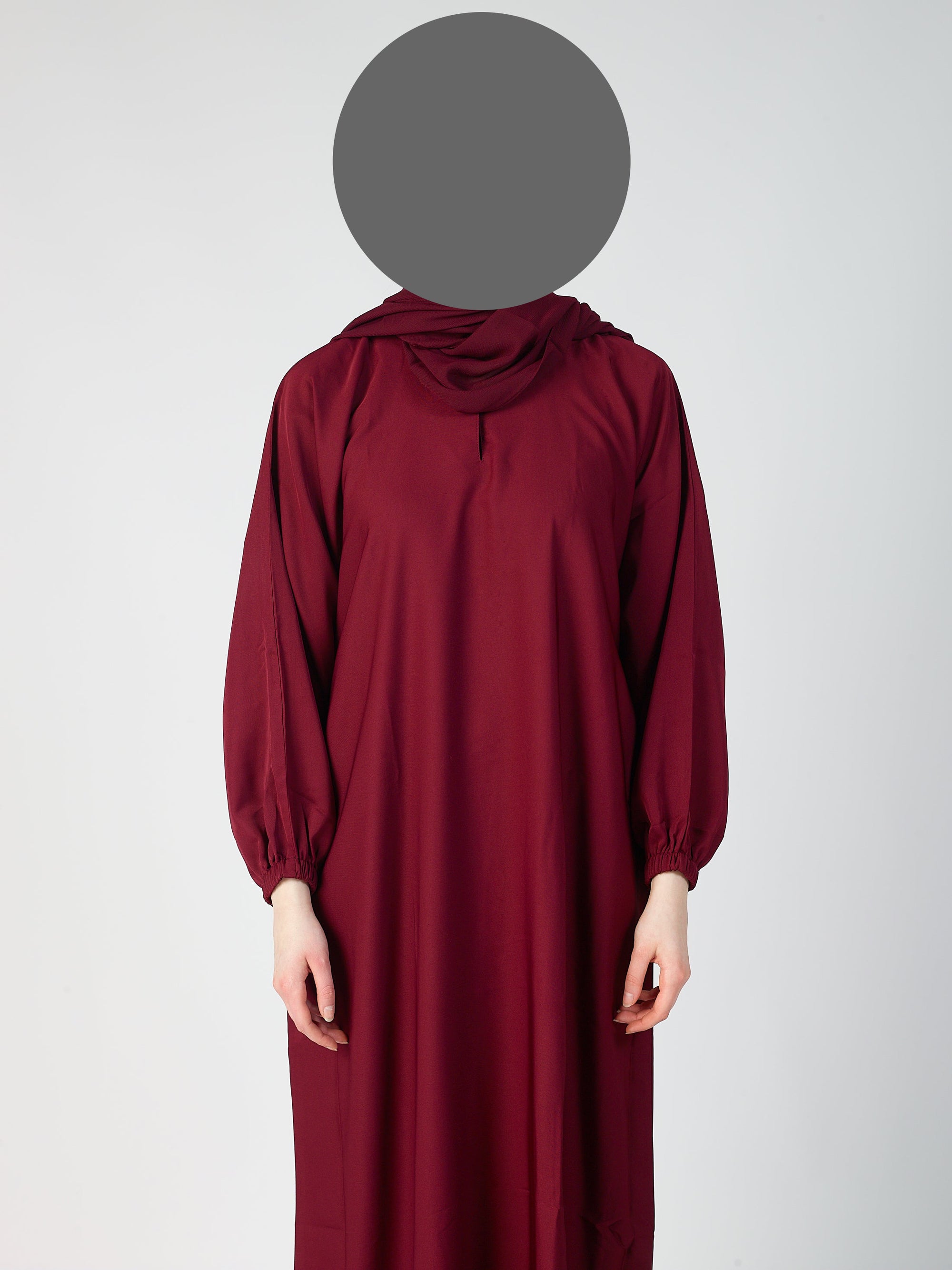 closed abaya  - Cuff sleeve