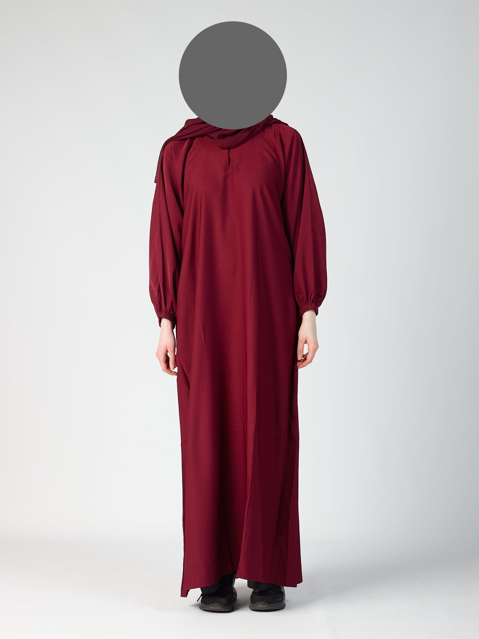closed abaya  - Cuff sleeve