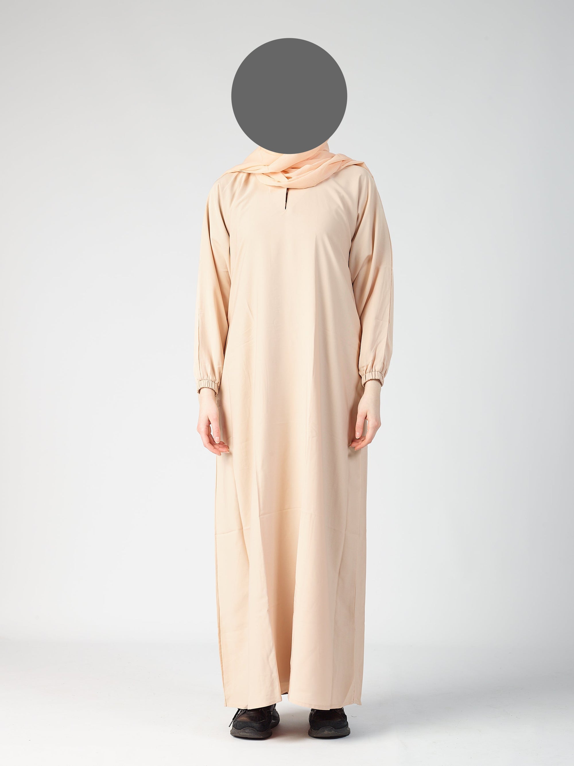 closed abaya  - Cuff sleeve