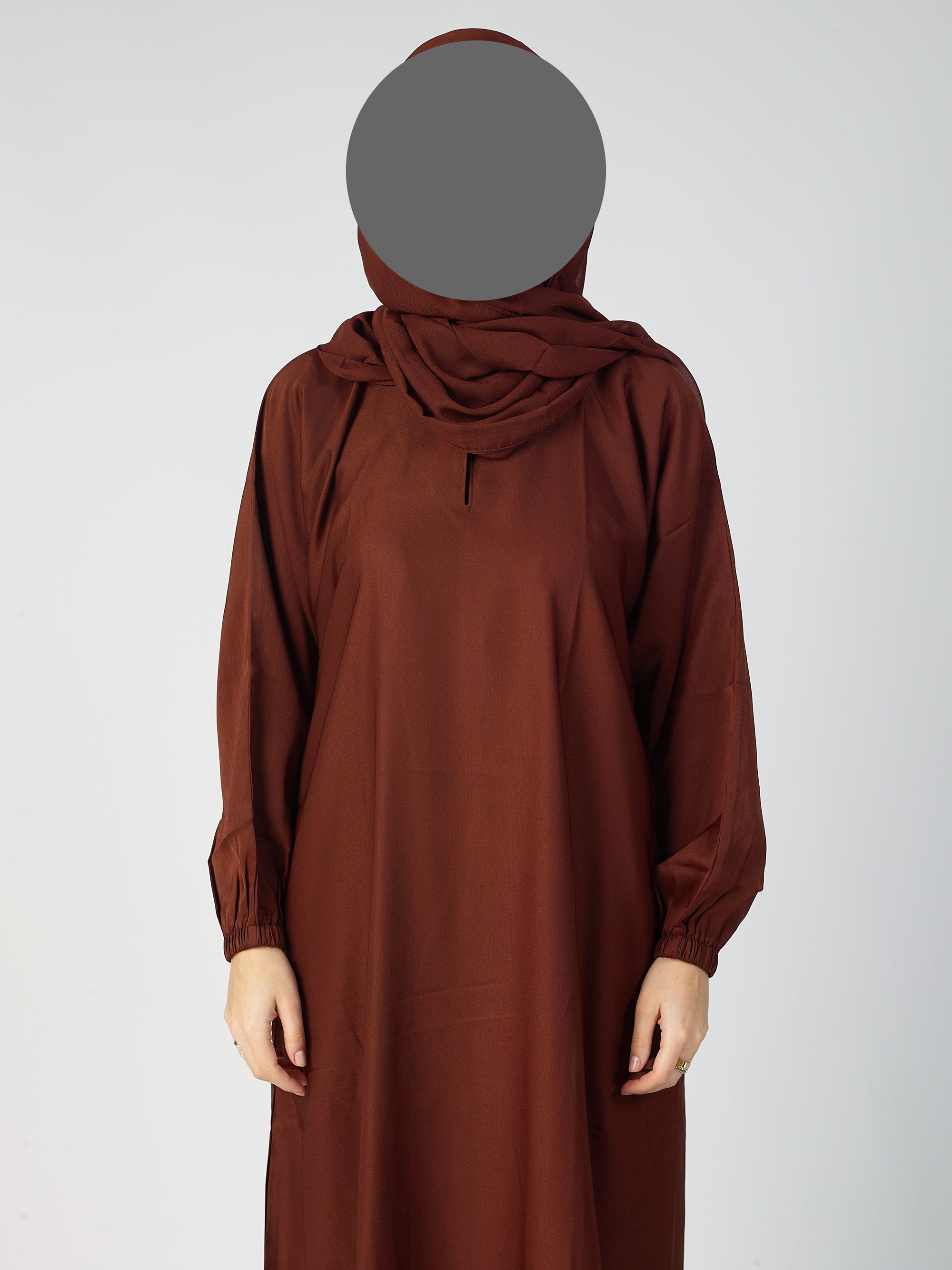 closed abaya  - Cuff sleeve
