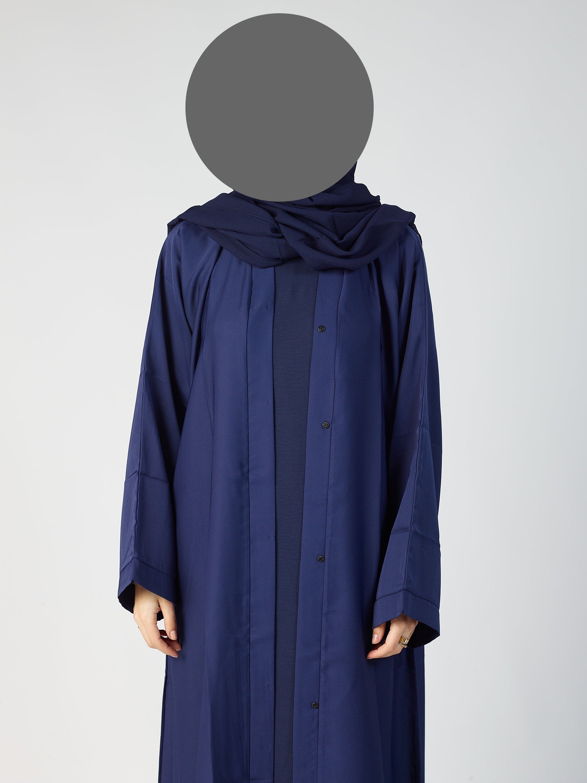 Open abaya - wide sleeve