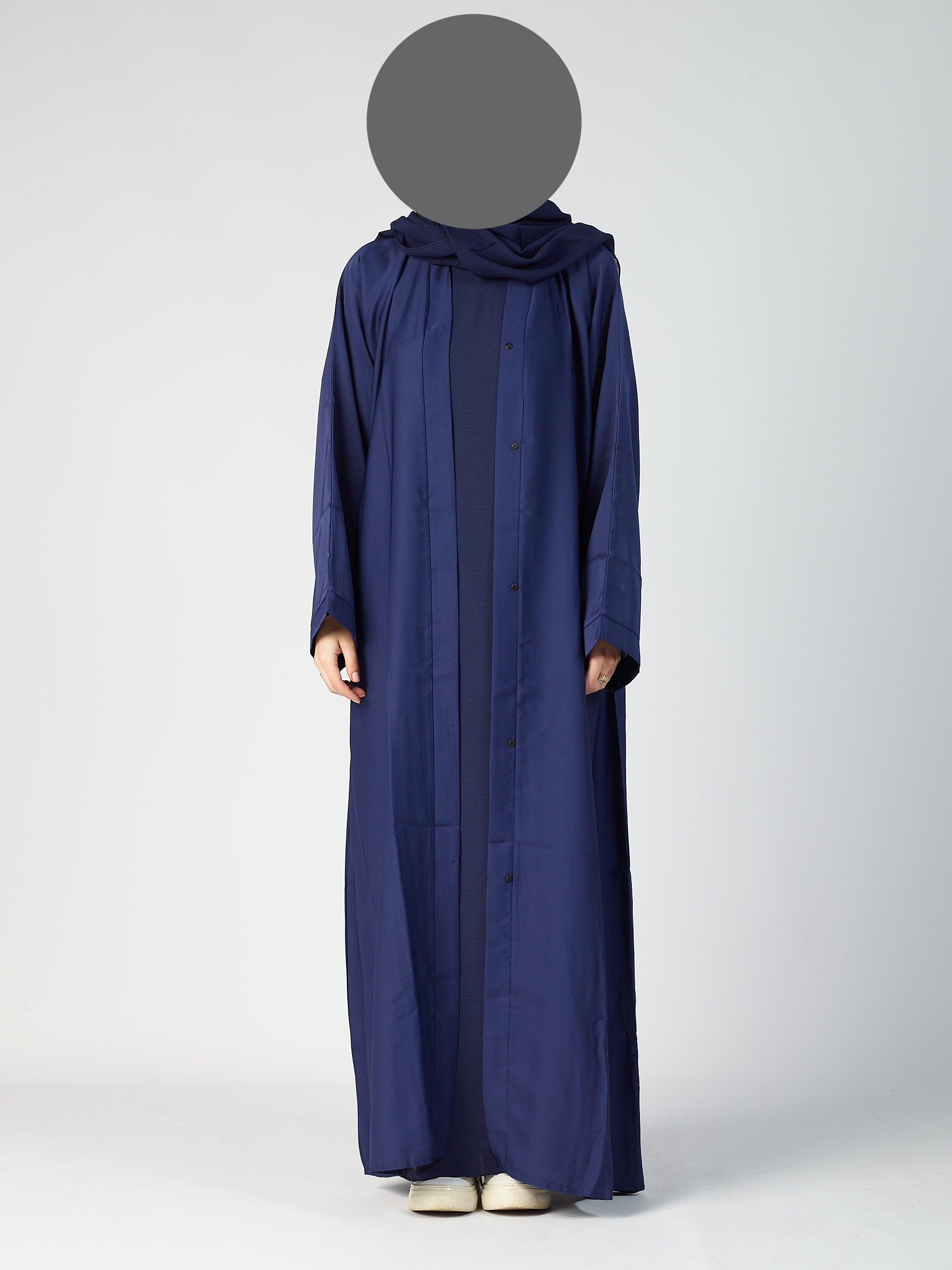 Open abaya - wide sleeve