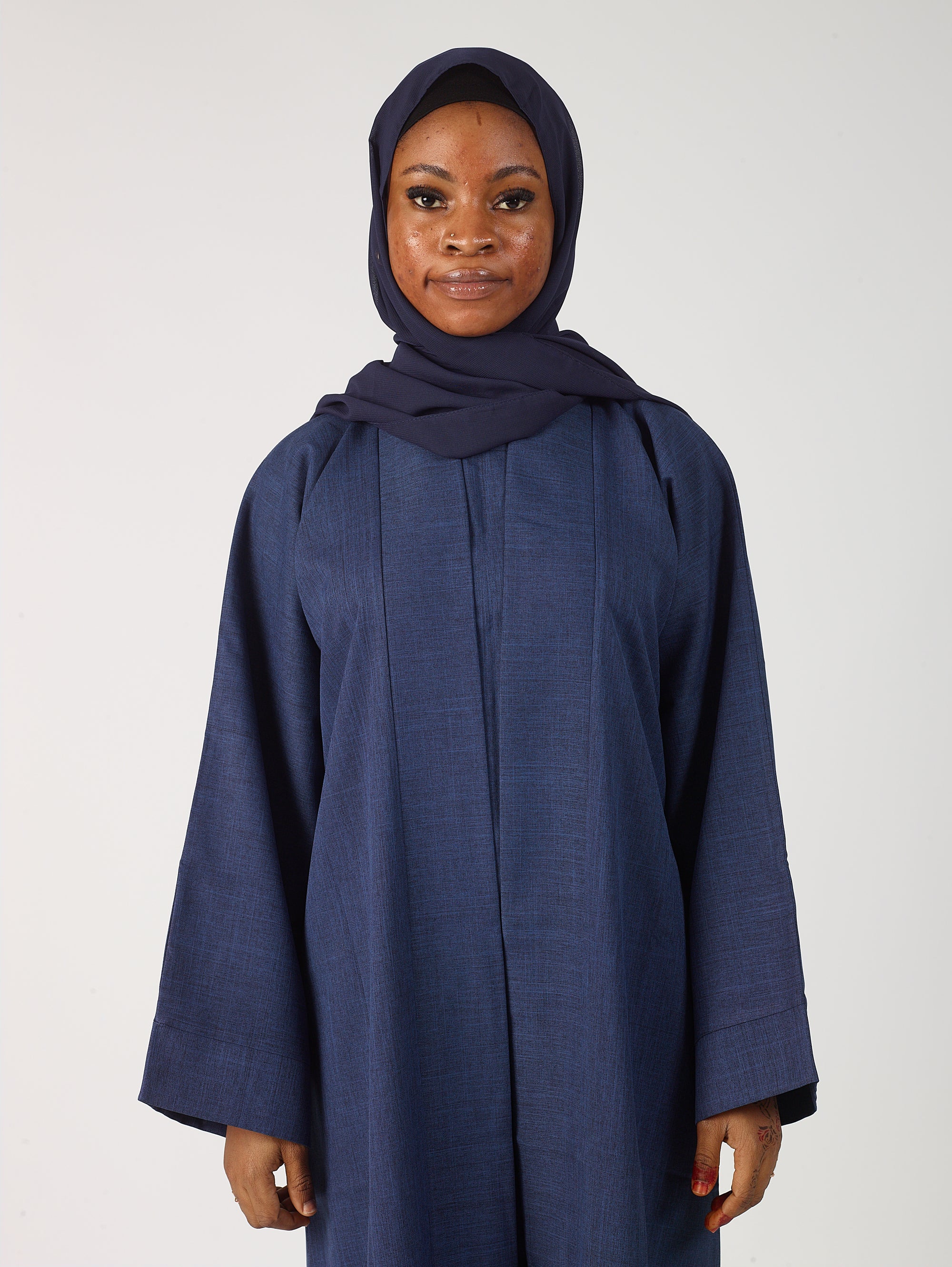 Linen Abaya Open
