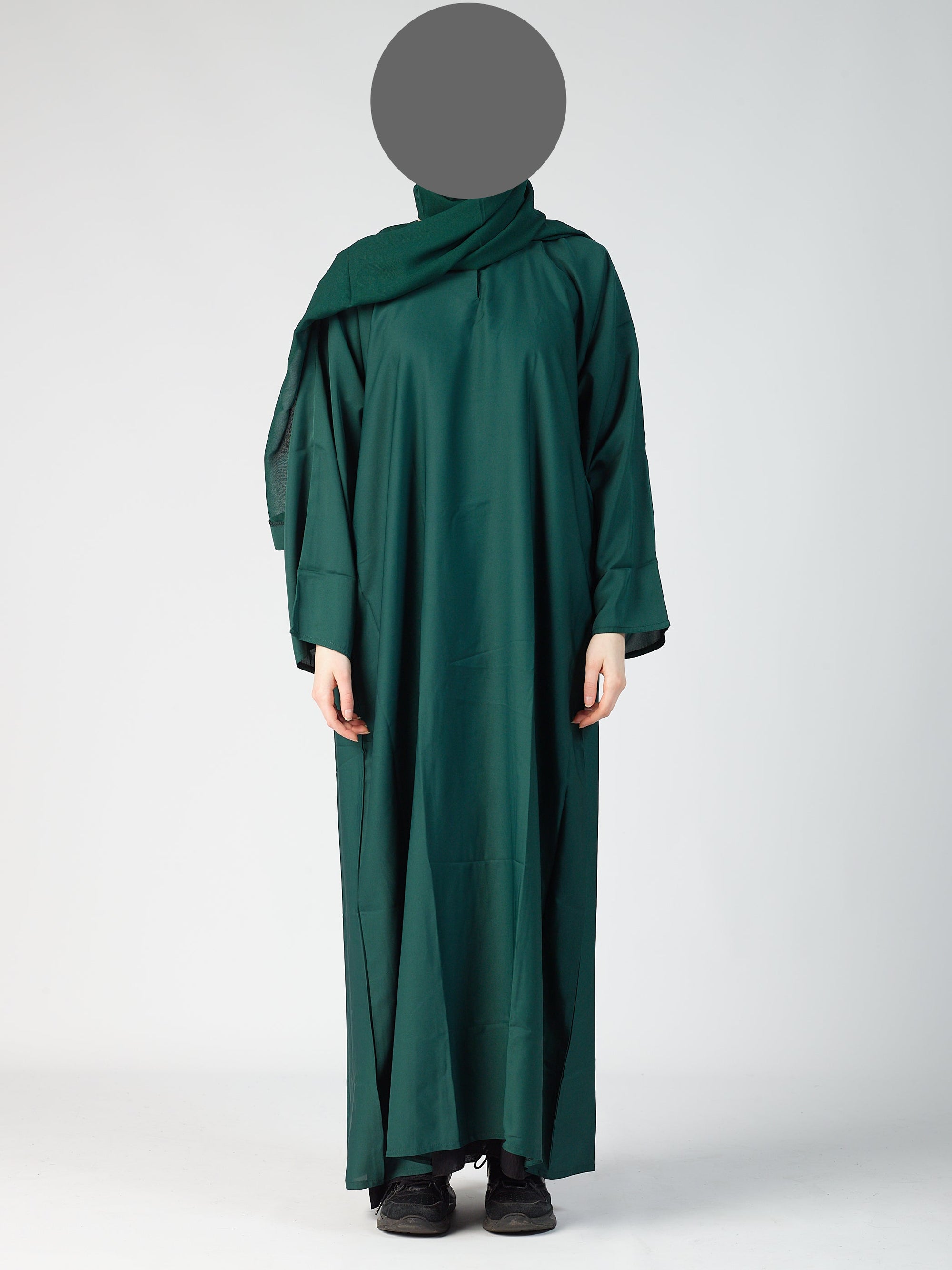 closed abaya  - Wide sleeve