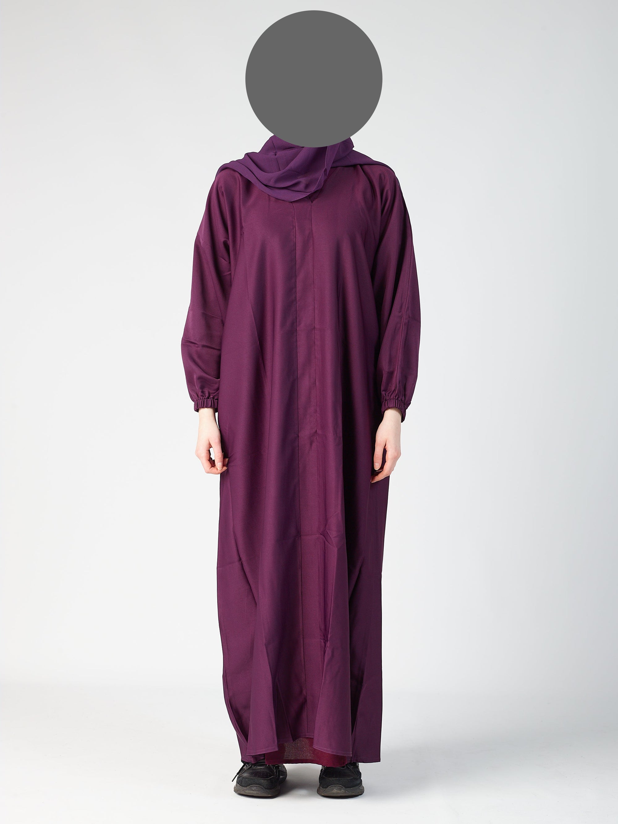 closed abaya  - Cuff sleeve