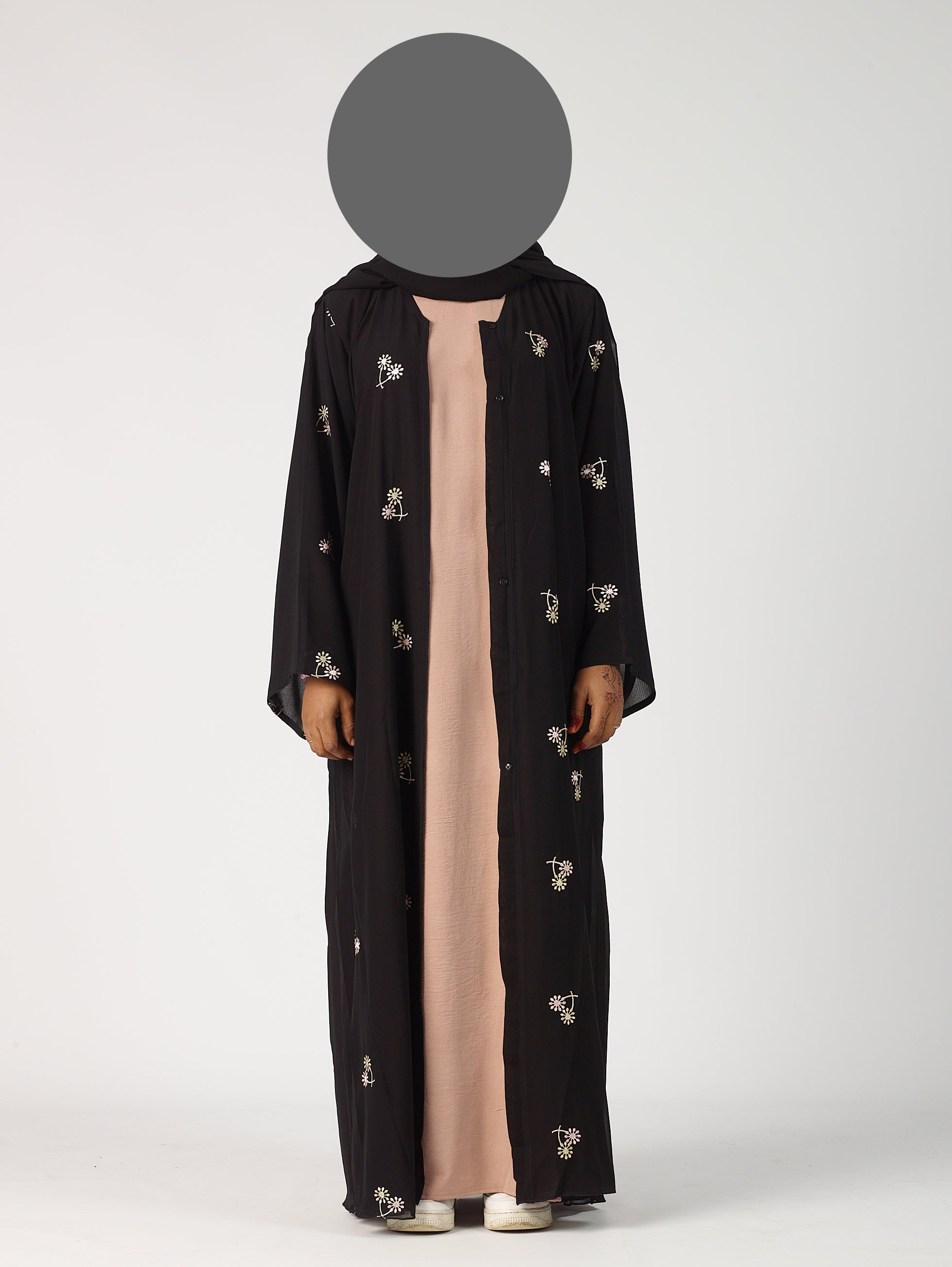 Zainab open abaya