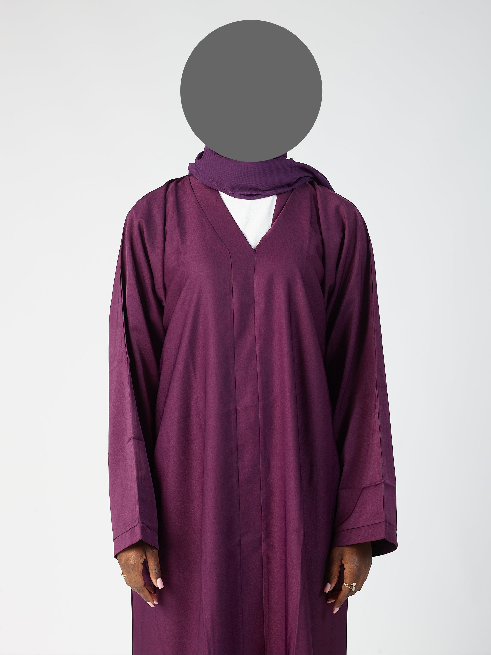 closed abaya  - Wide sleeve