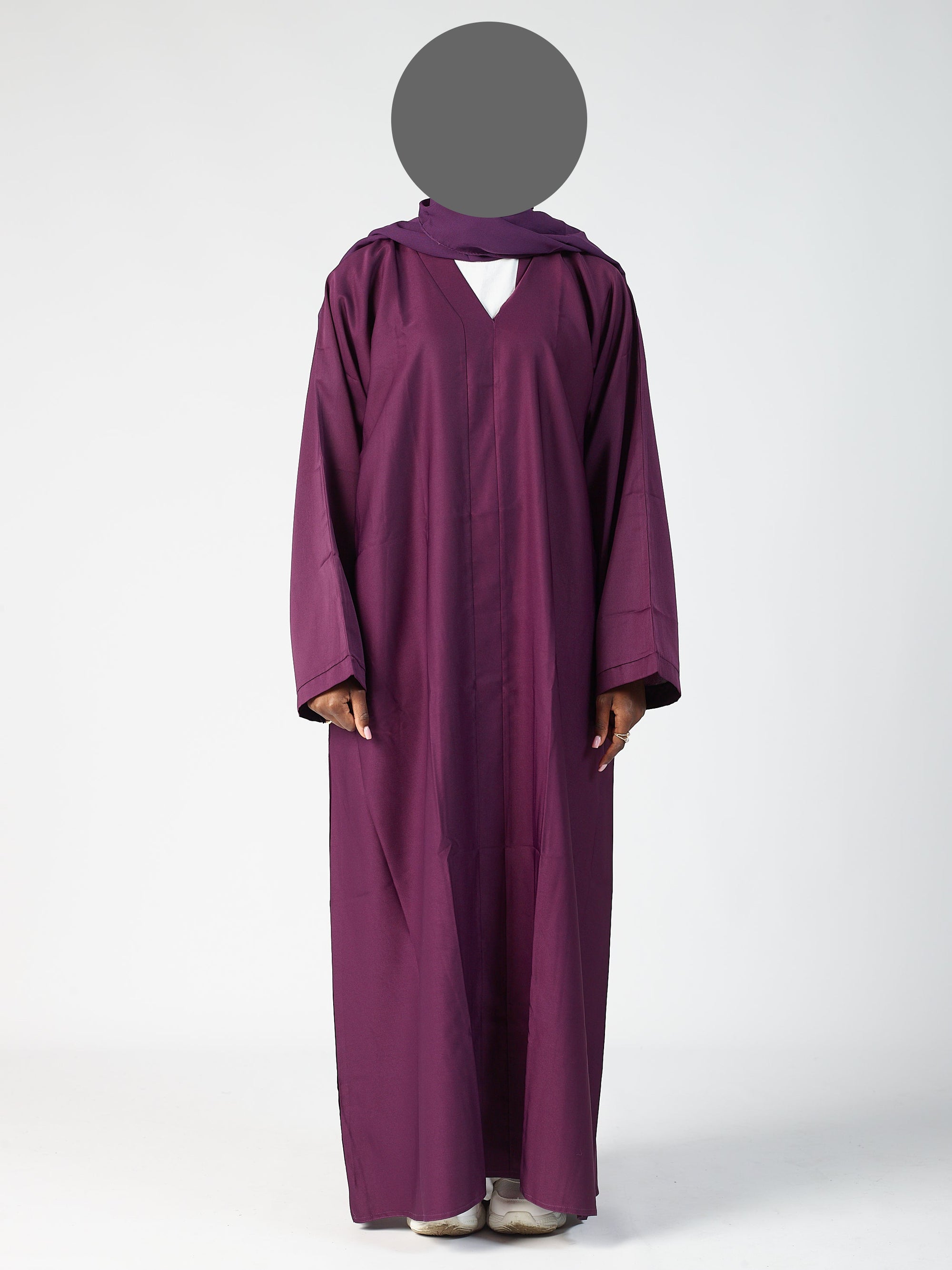 closed abaya  - Wide sleeve