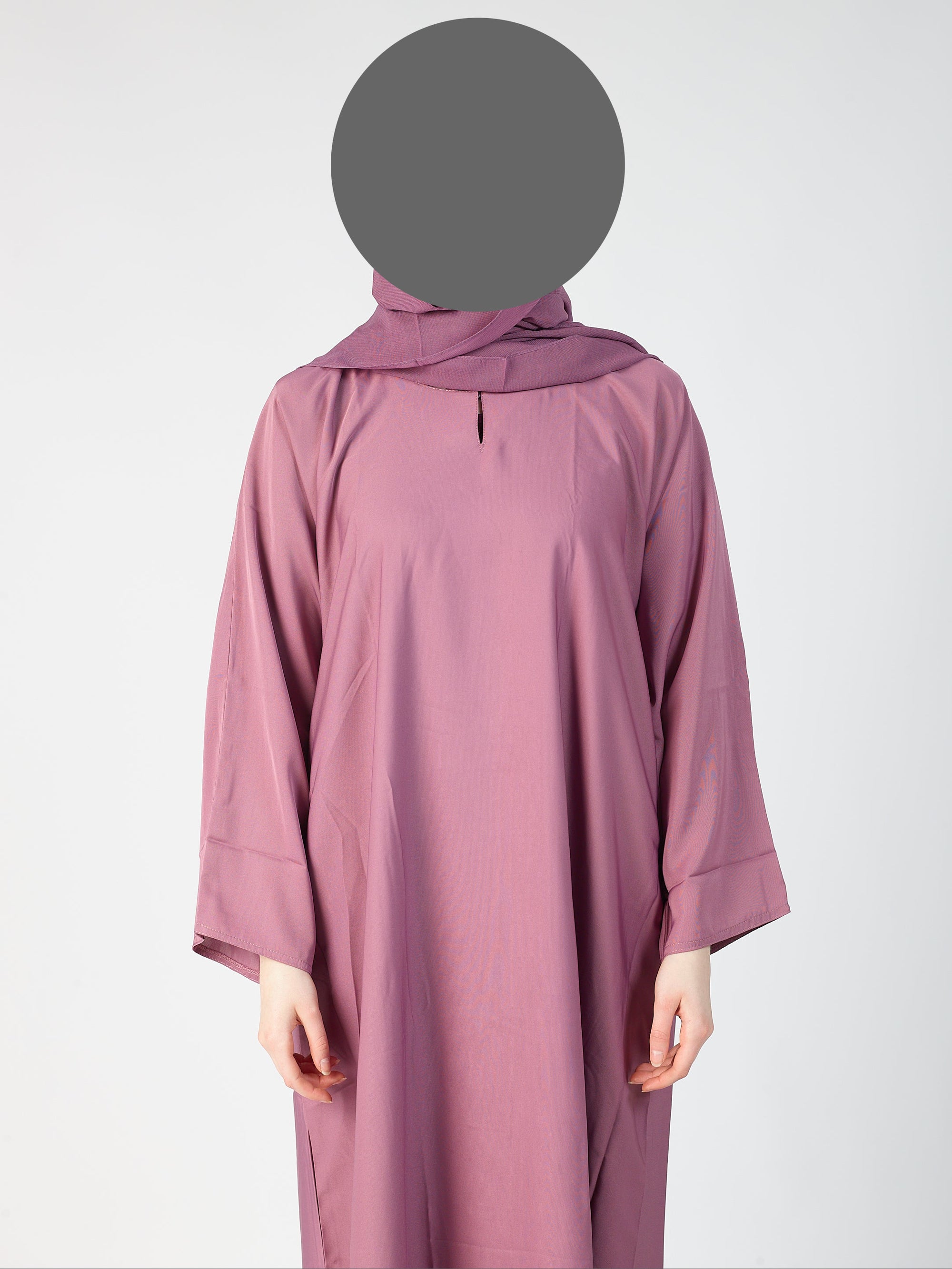 closed abaya  - Wide sleeve